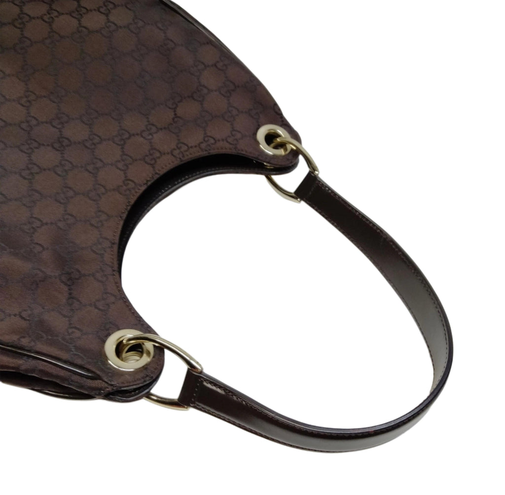 GUCCI BROWN SHOULDER BAG