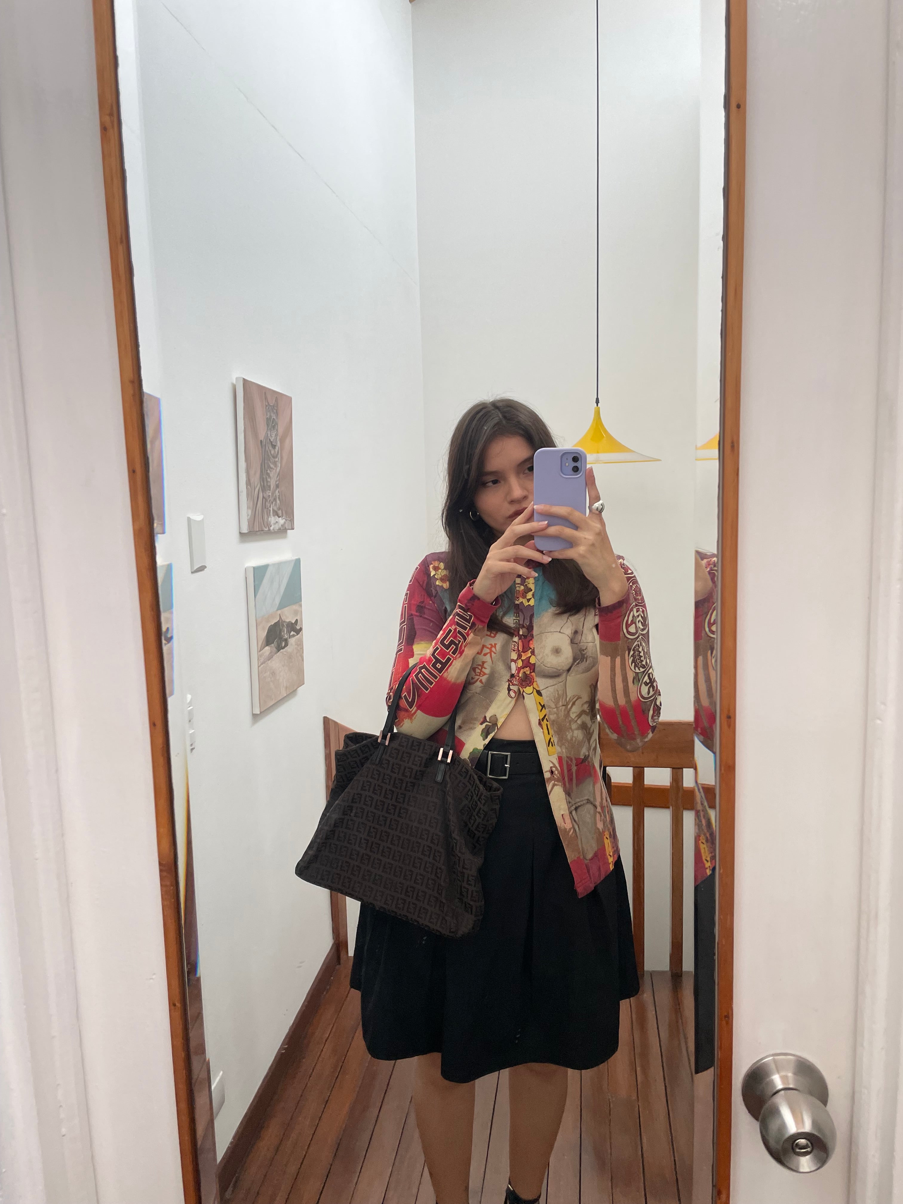 FENDI ZUCCA BROWN BAG