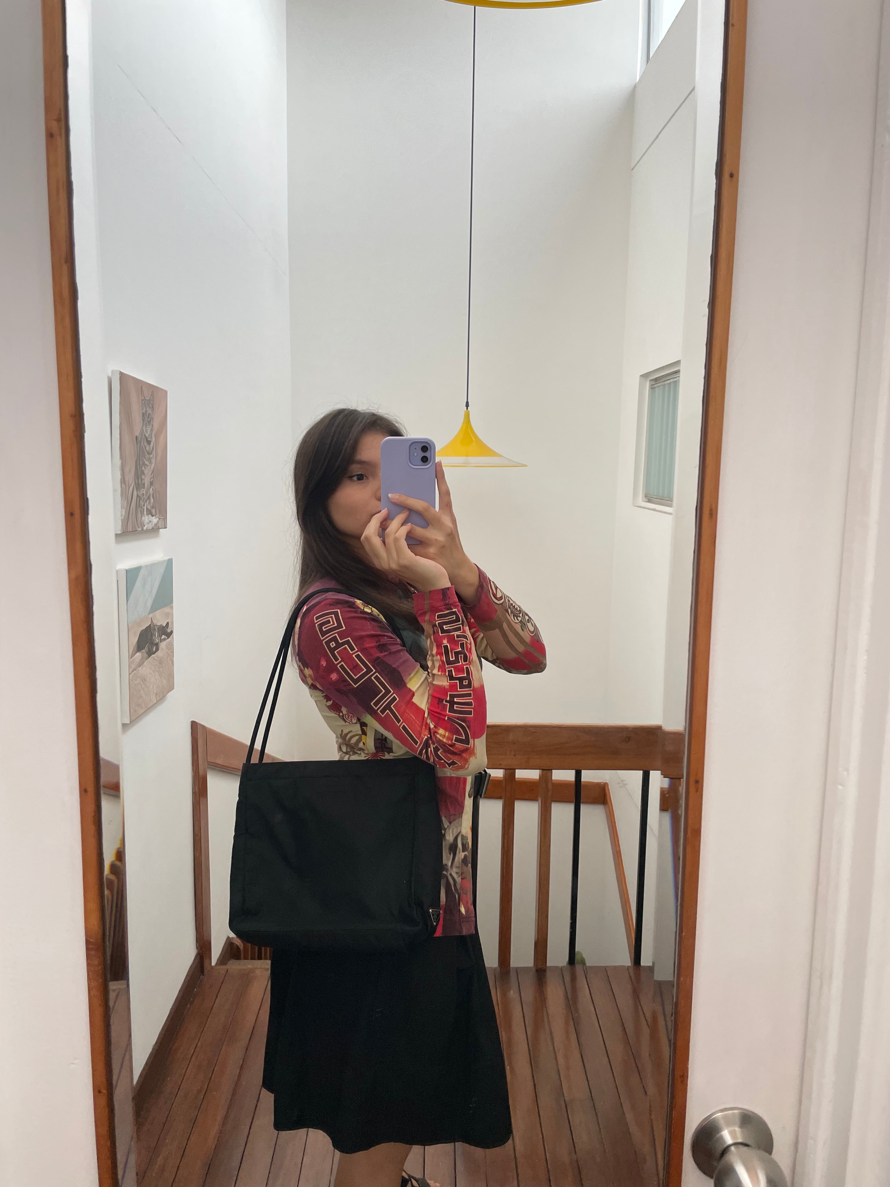 PRADA NYLON SHOULDER BAG