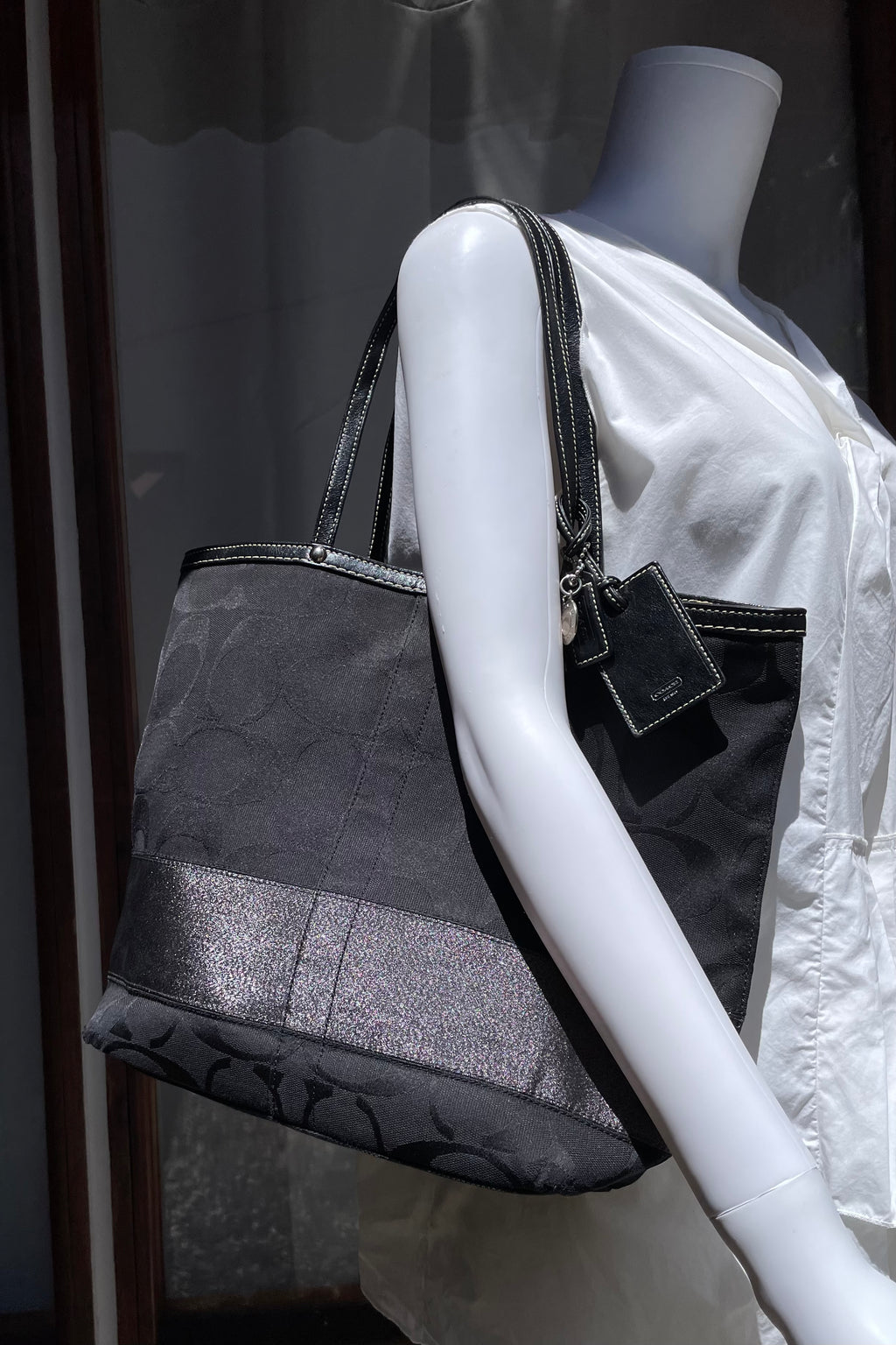 COACH CANVAS TOTE BAG