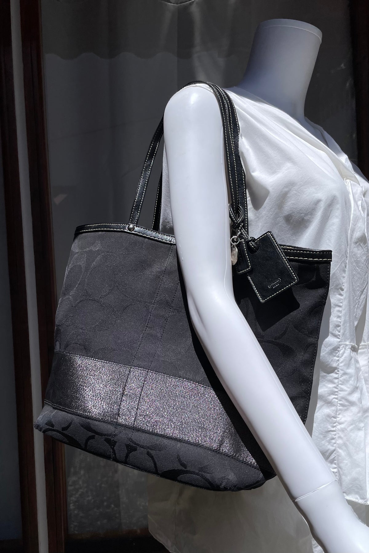 COACH CANVAS TOTE BAG