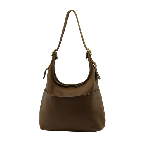1990 COACH LEATHER HOBO BAG
