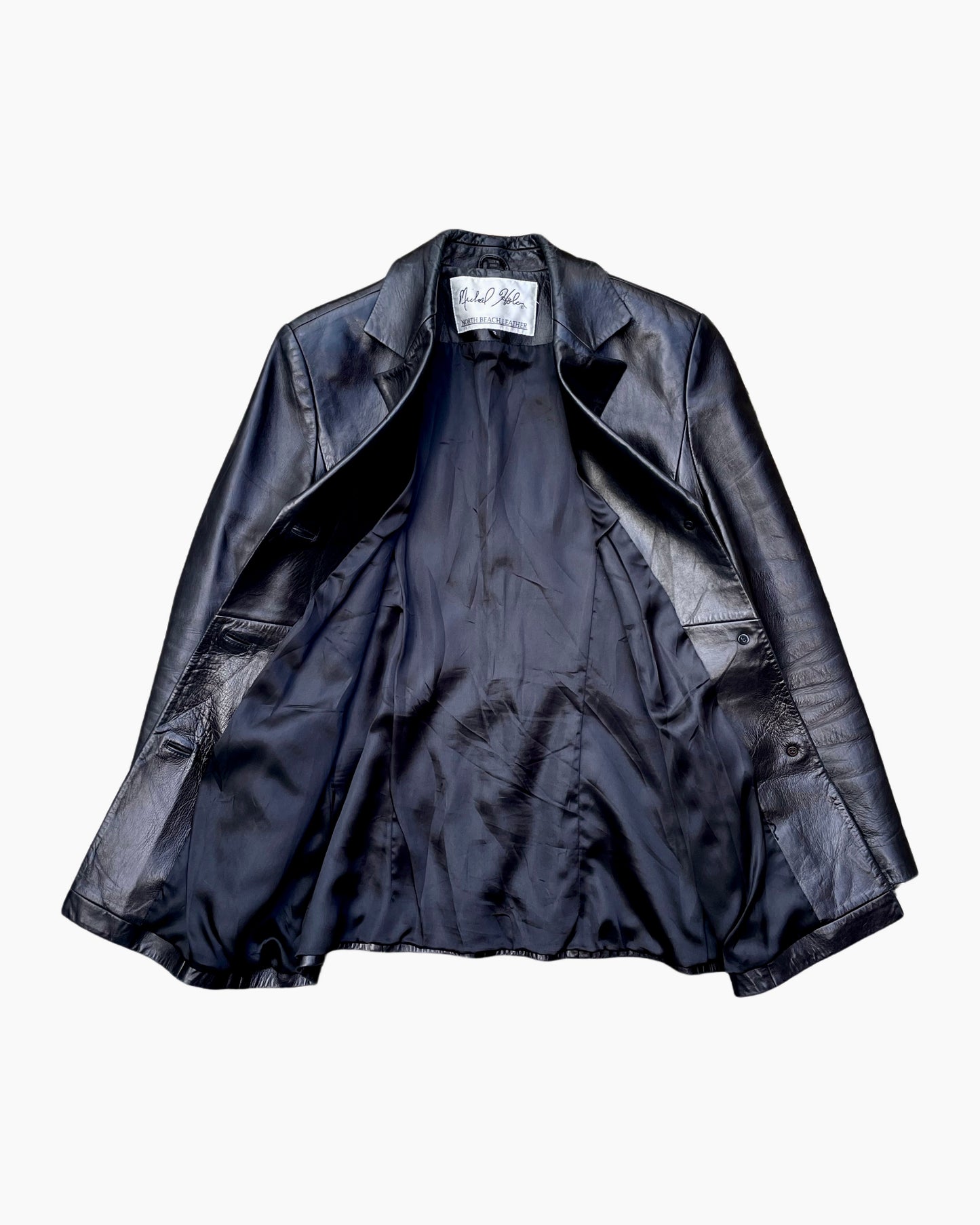 MICHAEL HOBAN NORTH BEACH LEATHER JACKET (M)
