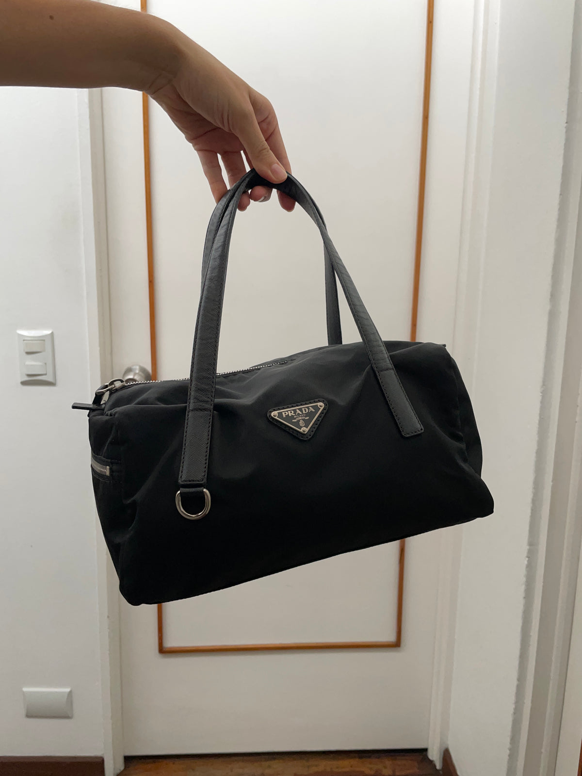 PRADA NYLON BOSTON BAG