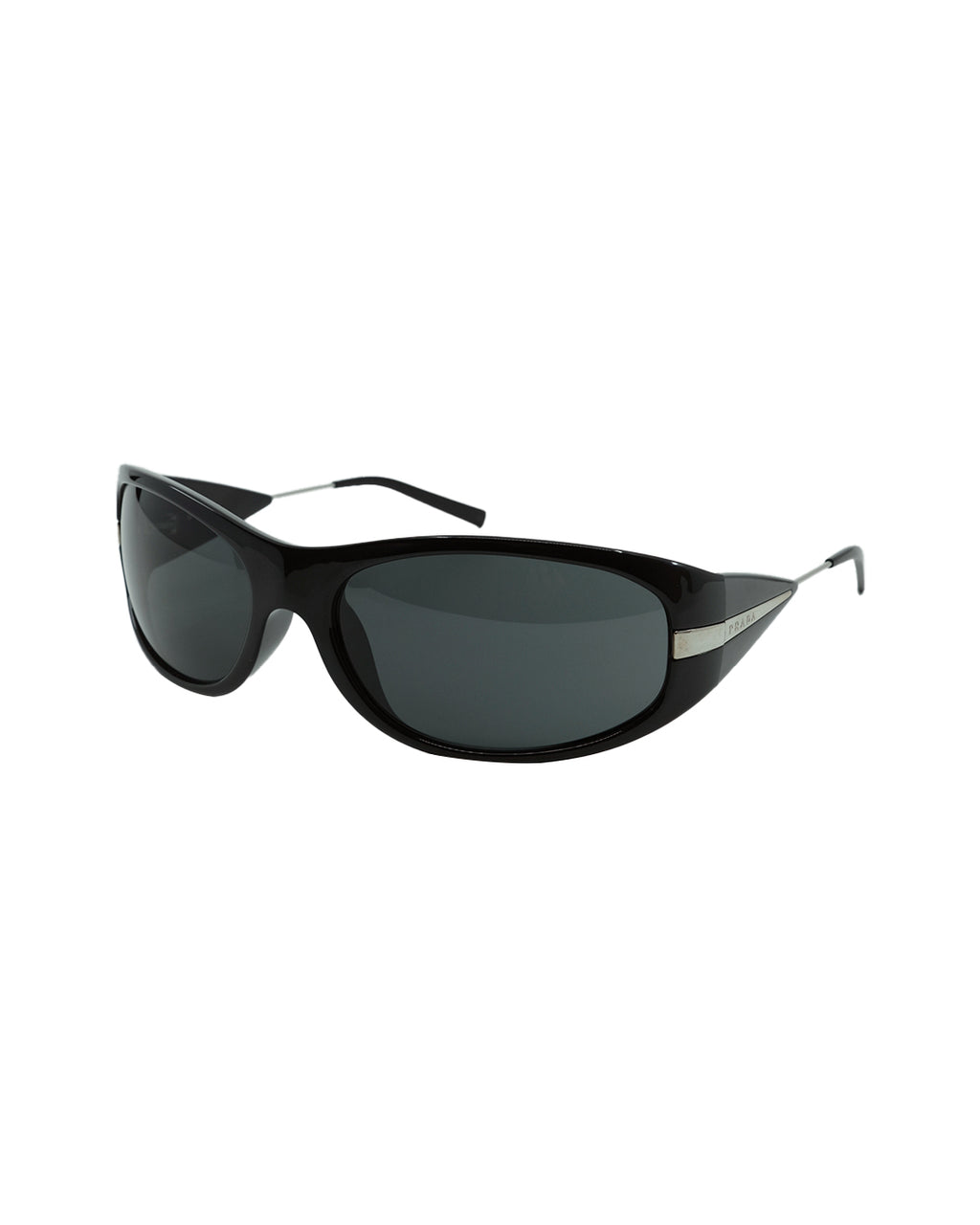 PRADA BLACK SHIELD SUNGLASSES