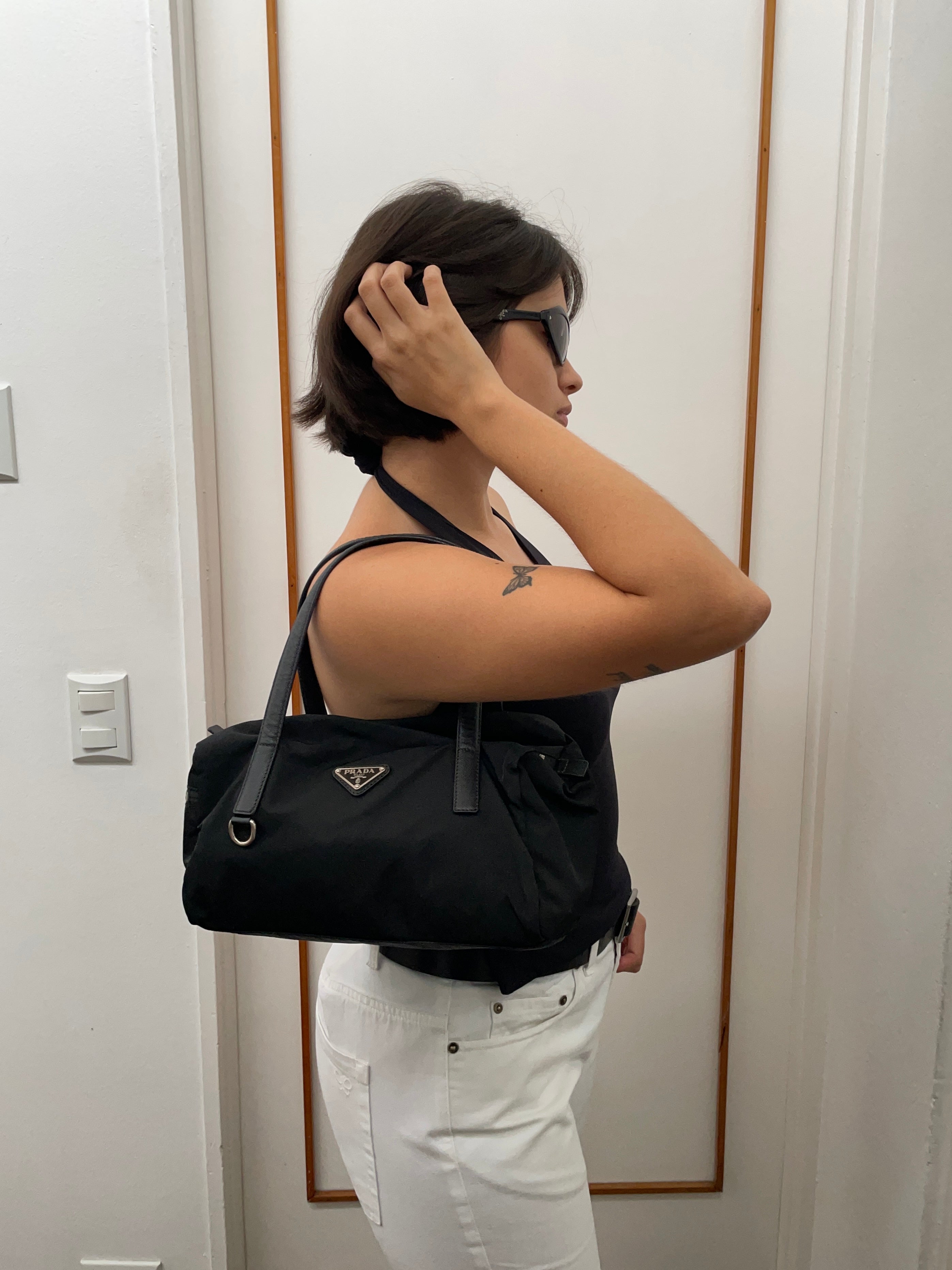 PRADA NYLON BOSTON BAG