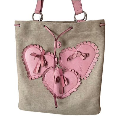 2006 Yves Saint Laurent heart tote