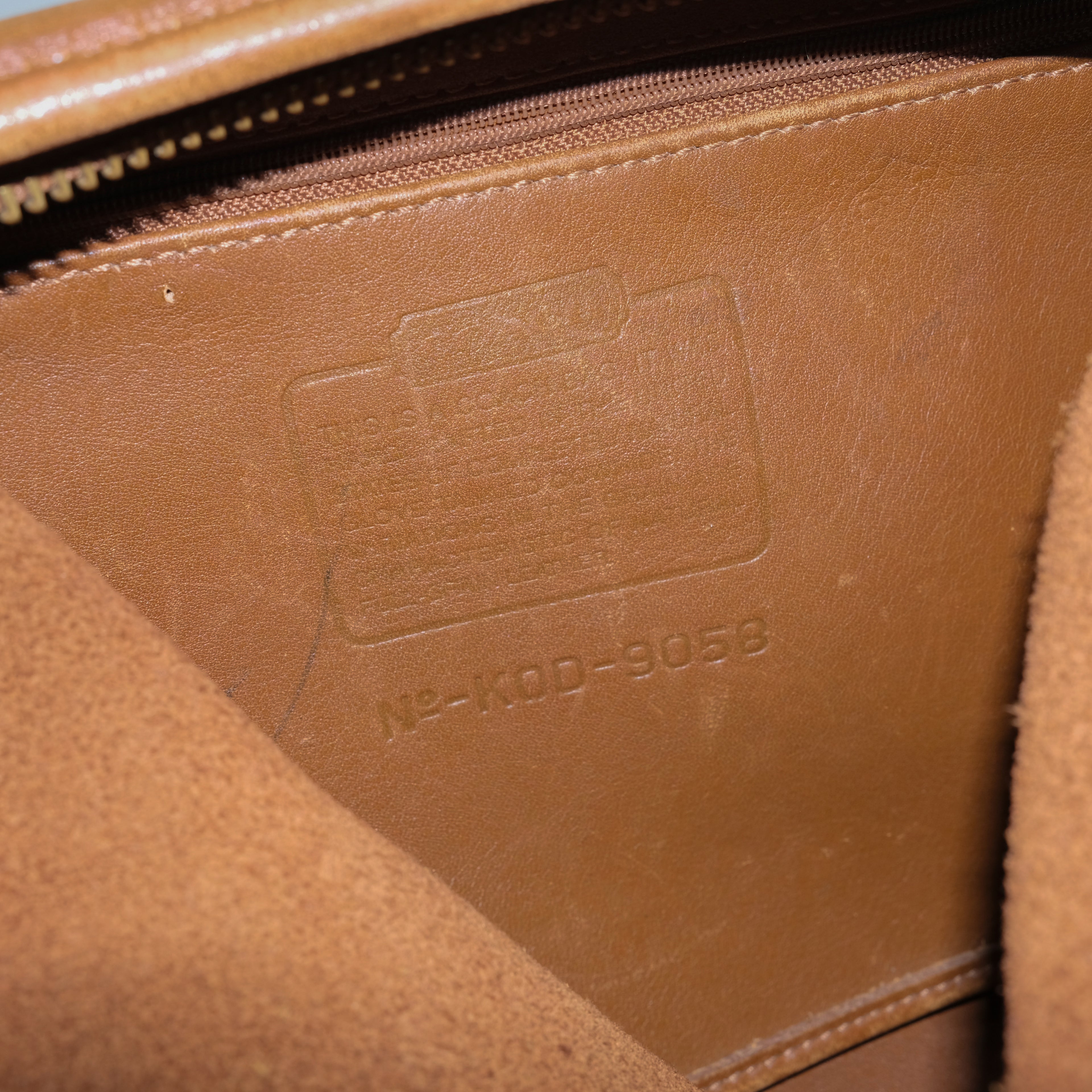 1990 COACH LEATHER HOBO BAG