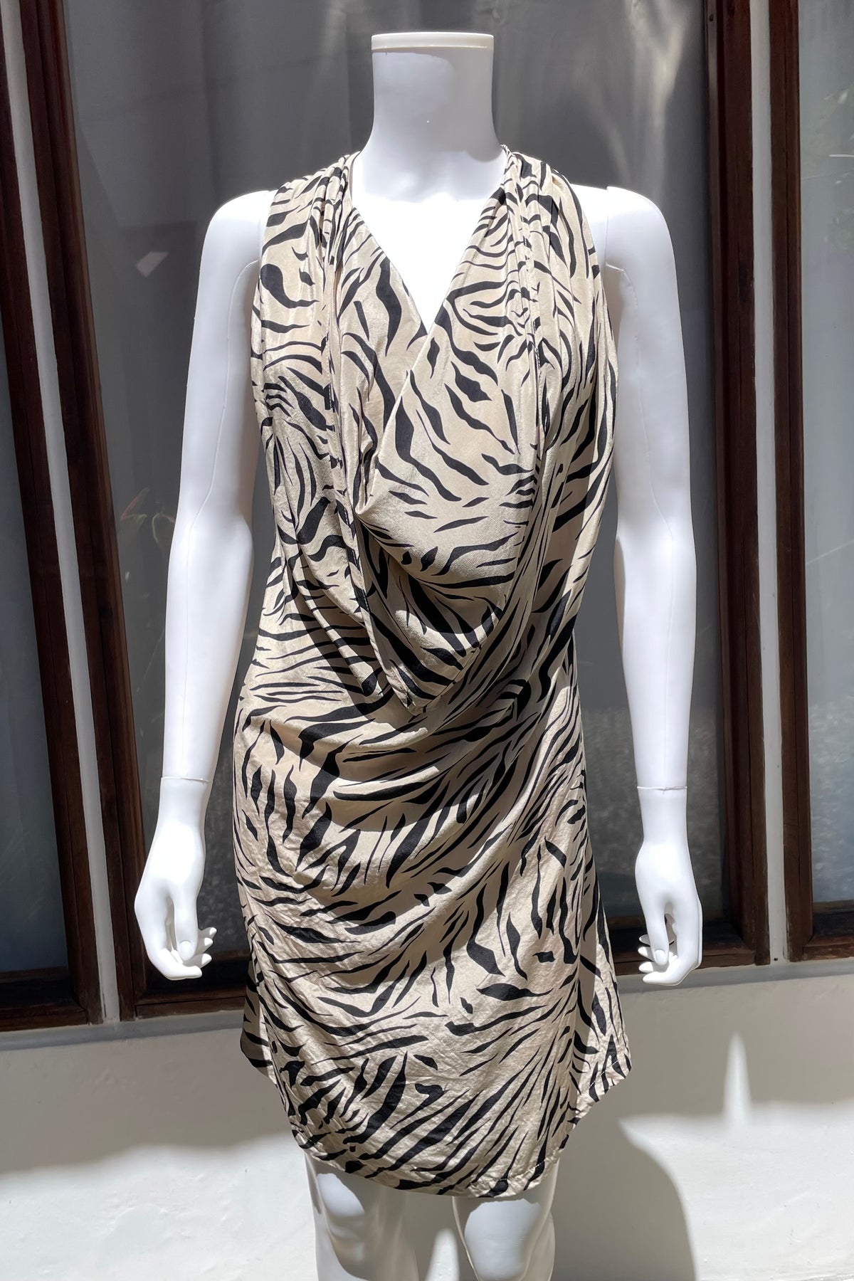 NICHOLAS K SILK ANIMAL PRINT DRESS (L)