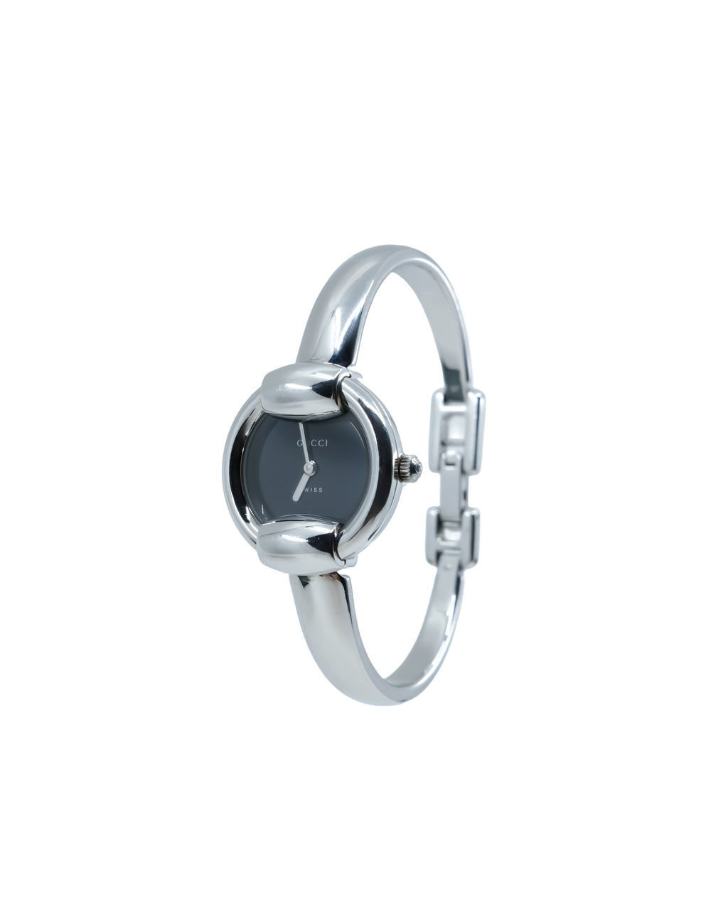GUCCI ROUND SILVER WATCH 1400L