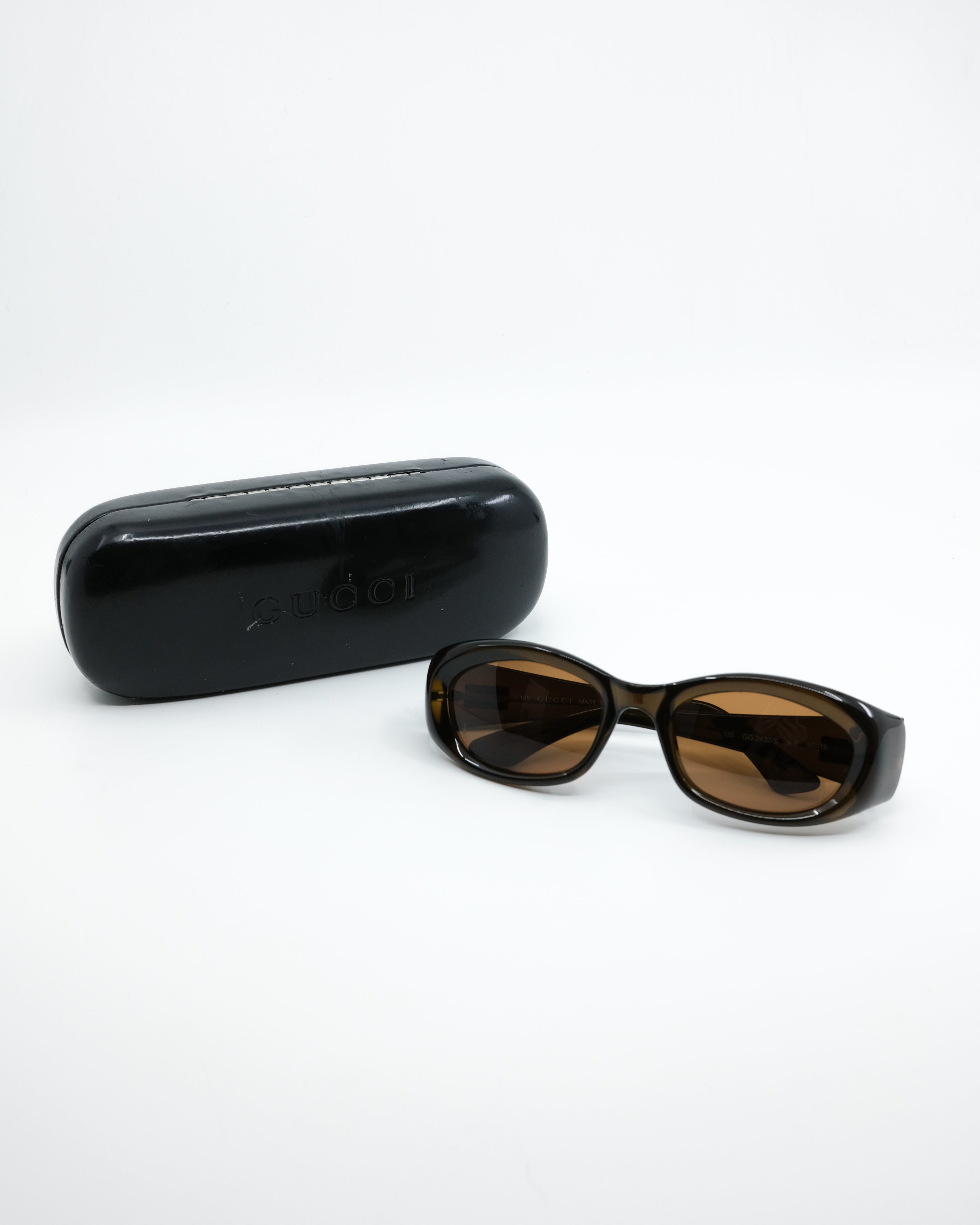 90'S GUCCI SUNGLASSES BROWN