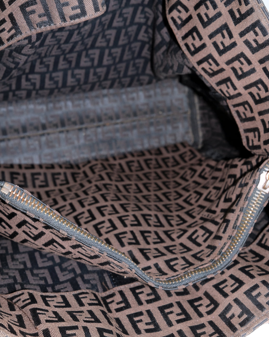 FENDI ZUCCA BROWN BAG
