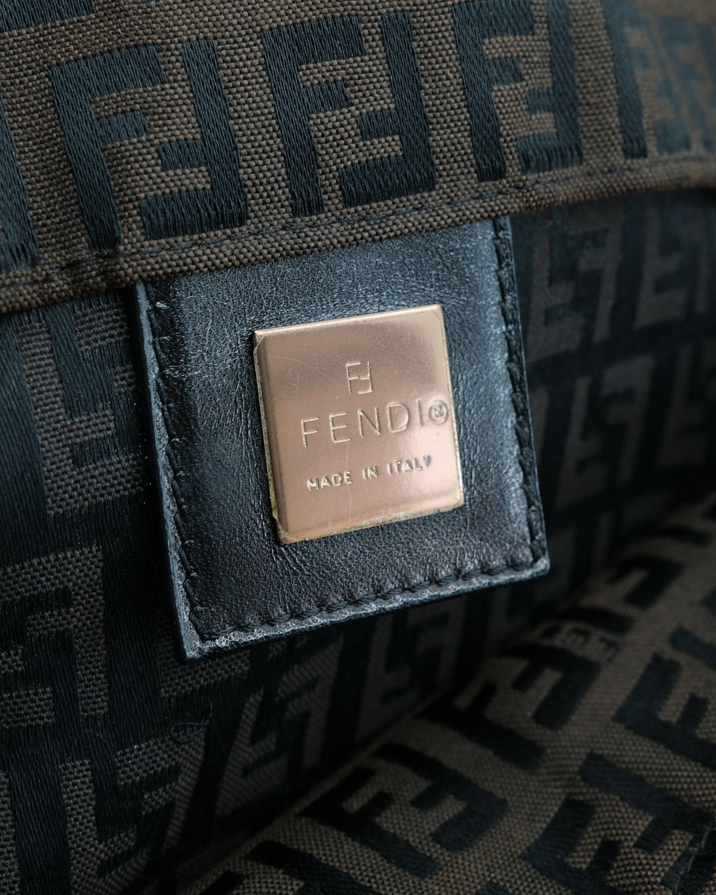 FENDI ZUCCA BROWN BAG