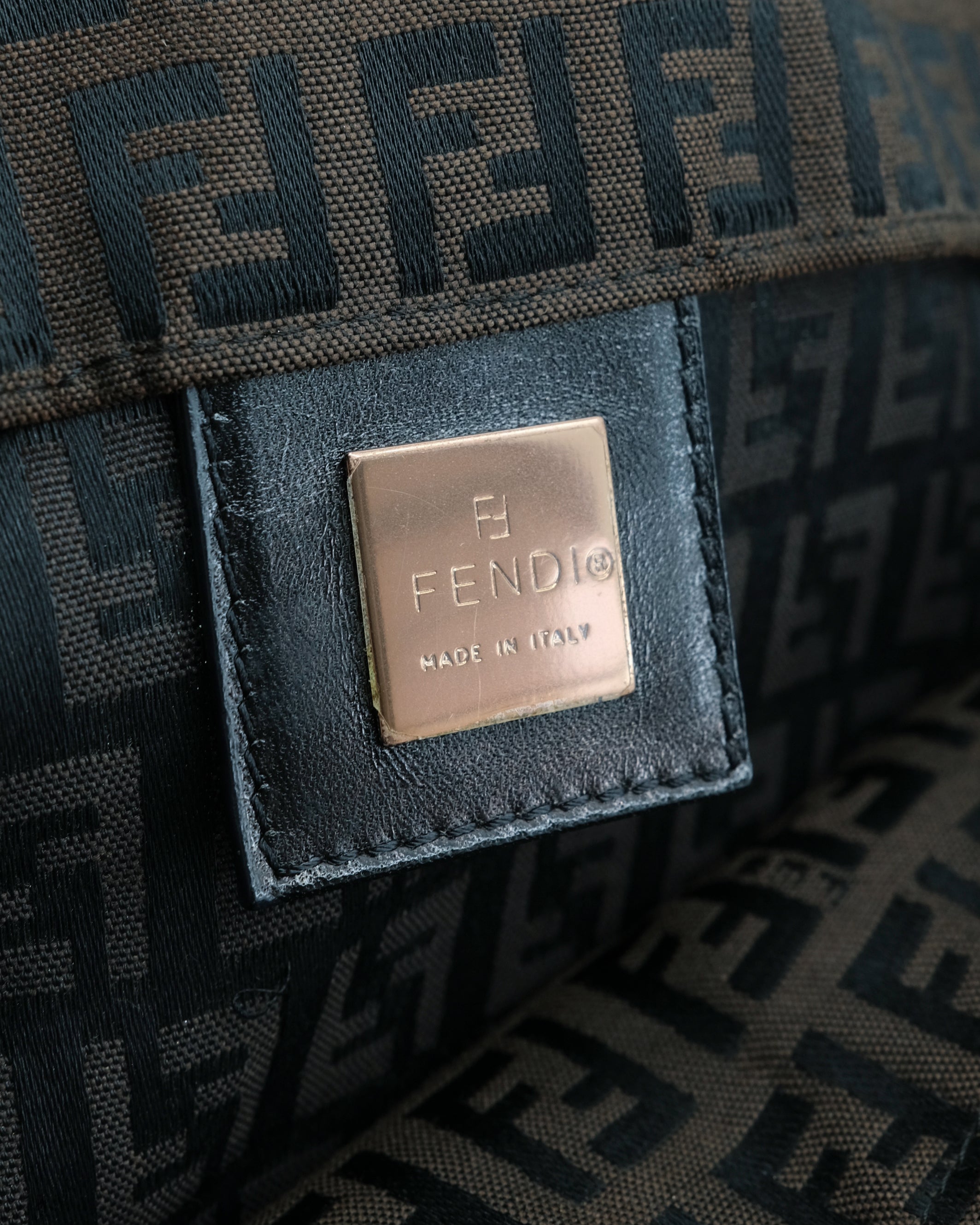 FENDI ZUCCA BROWN BAG
