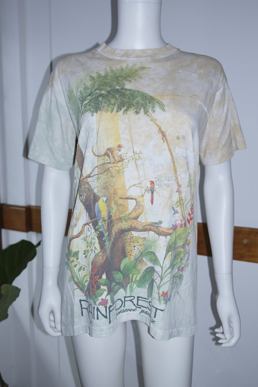 VINTAGE SINGLE STITCH FOREST T-SHIRT (M/L)
