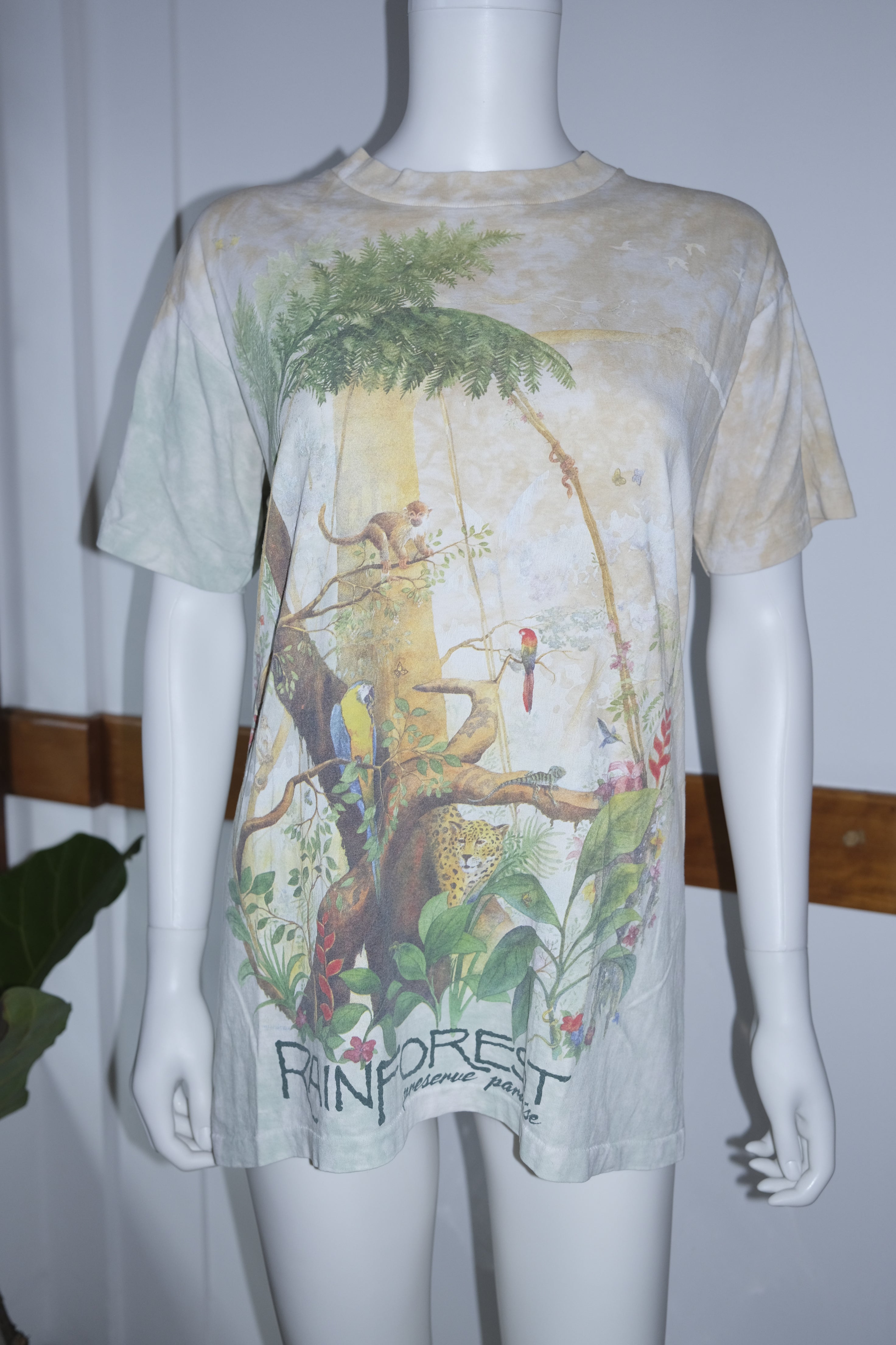 VINTAGE SINGLE STITCH FOREST T-SHIRT (M/L)