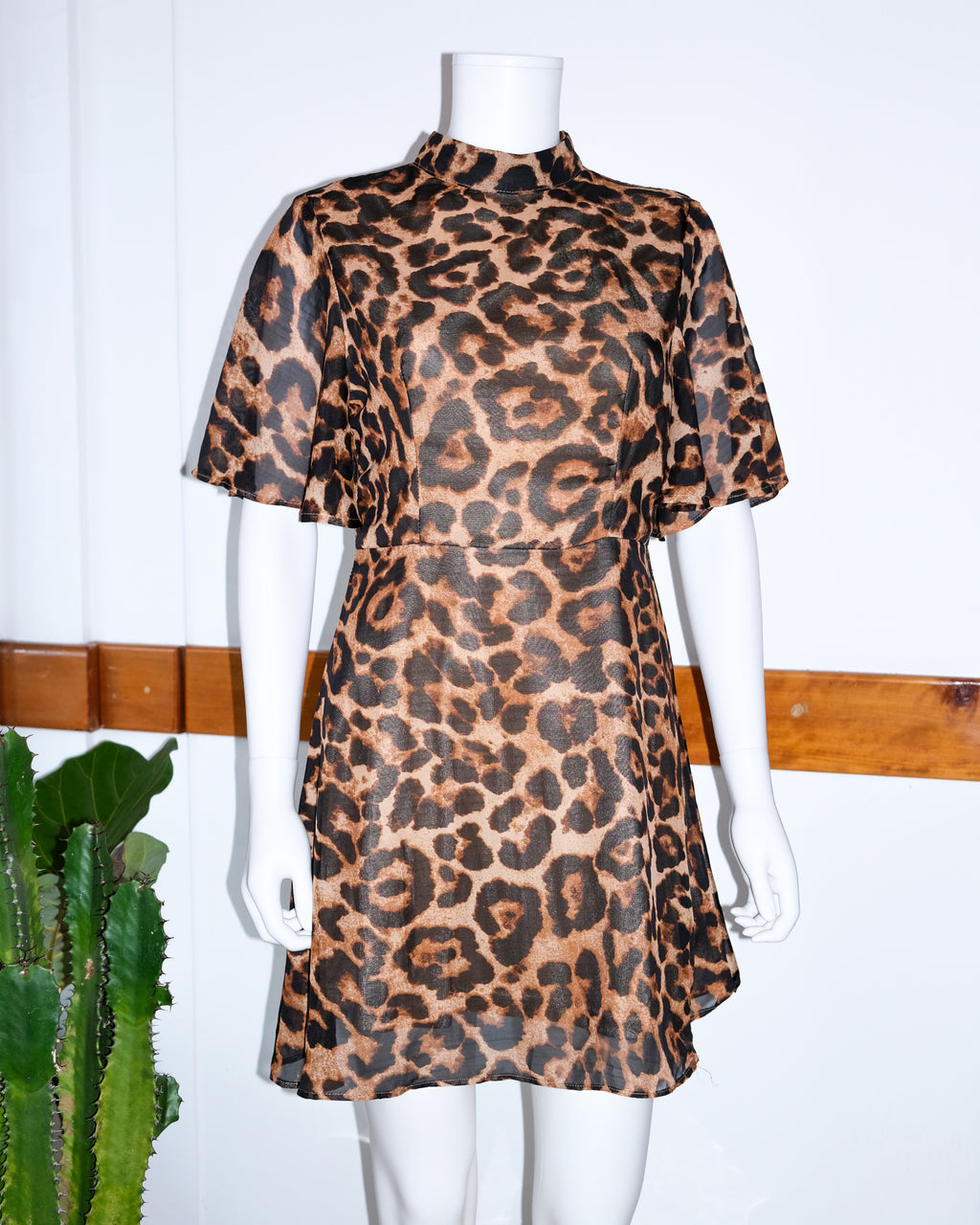 ANIMAL PRINT DRESS (M)