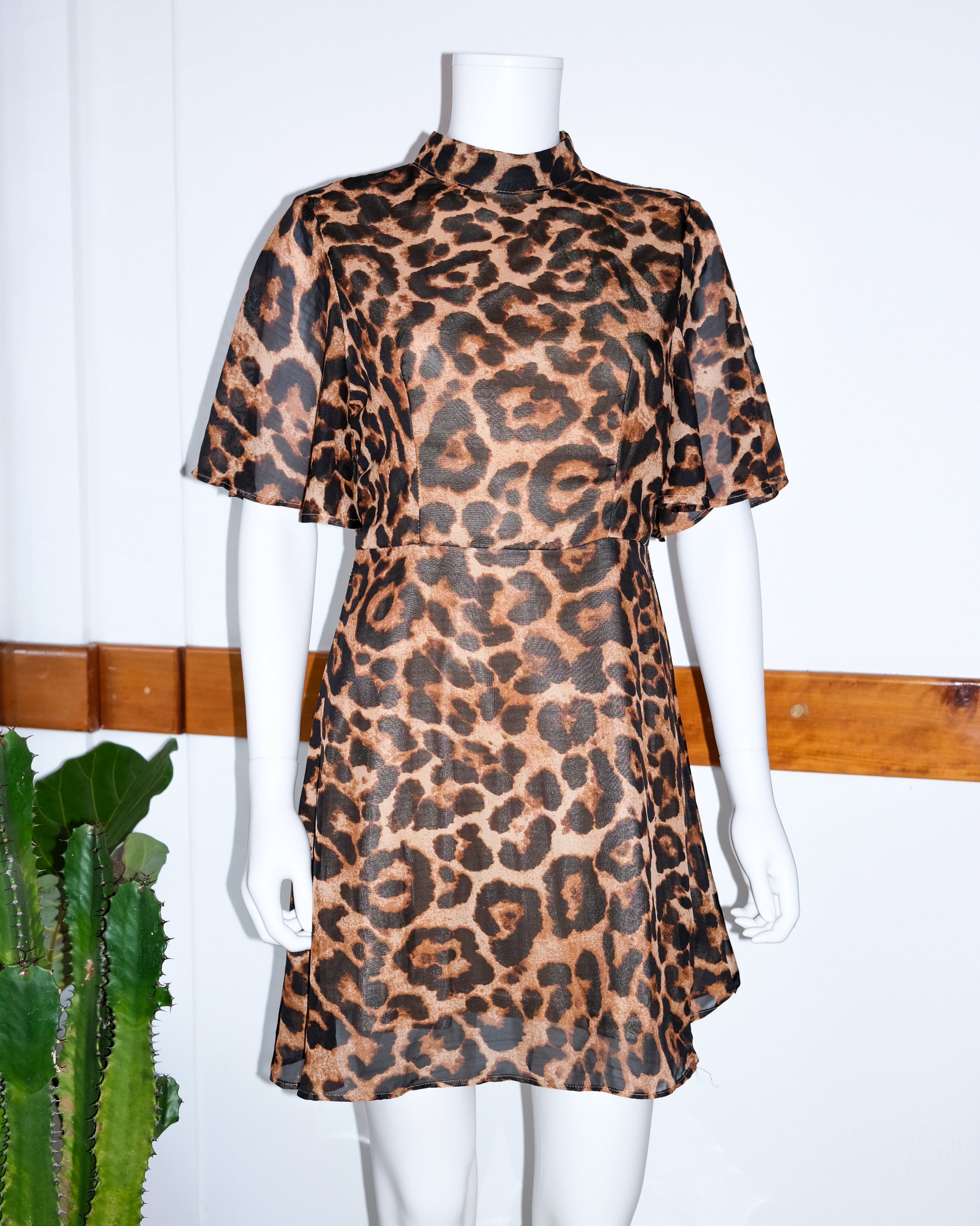 ANIMAL PRINT DRESS (M)