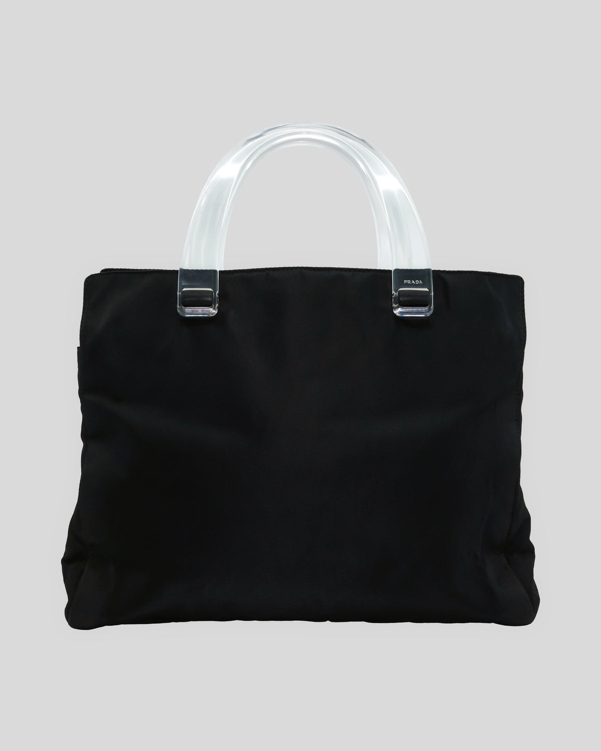 PRADA NYLON ACRYLIC HANDLE BAG