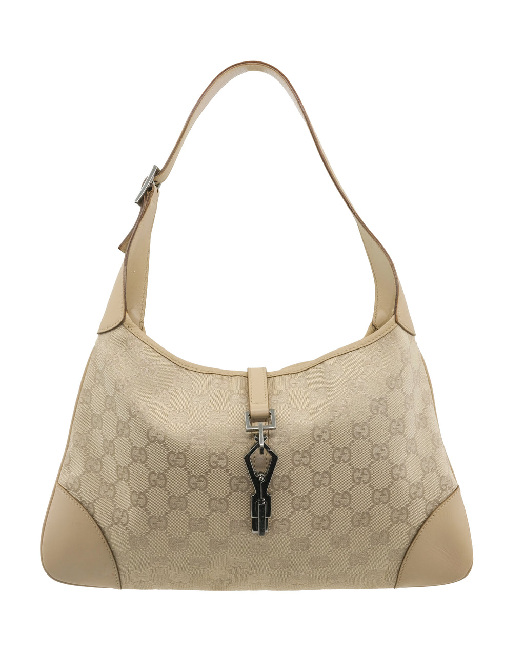 GUCCI JACKIE SHOULDER BAG BEIGE