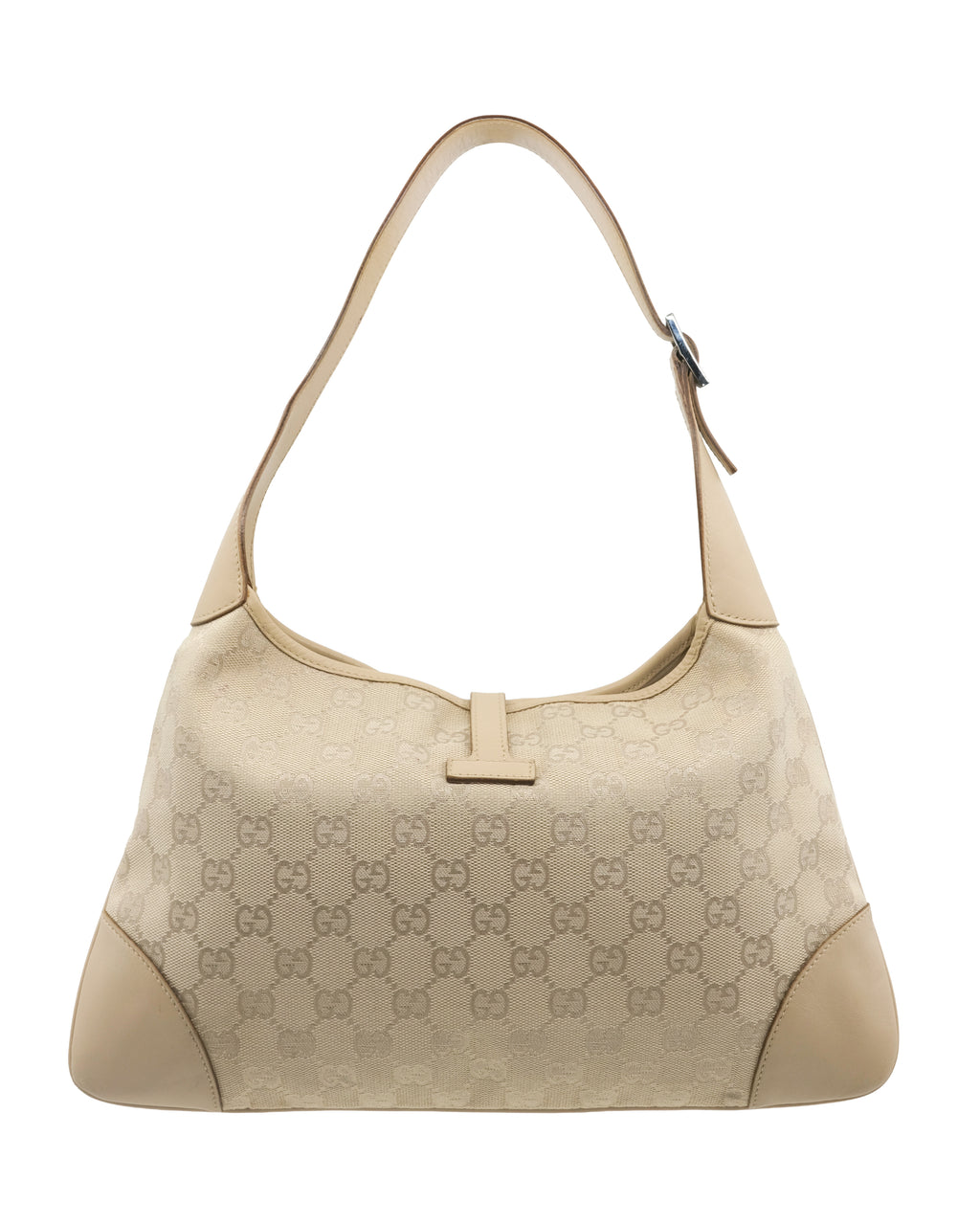 GUCCI JACKIE SHOULDER BAG BEIGE
