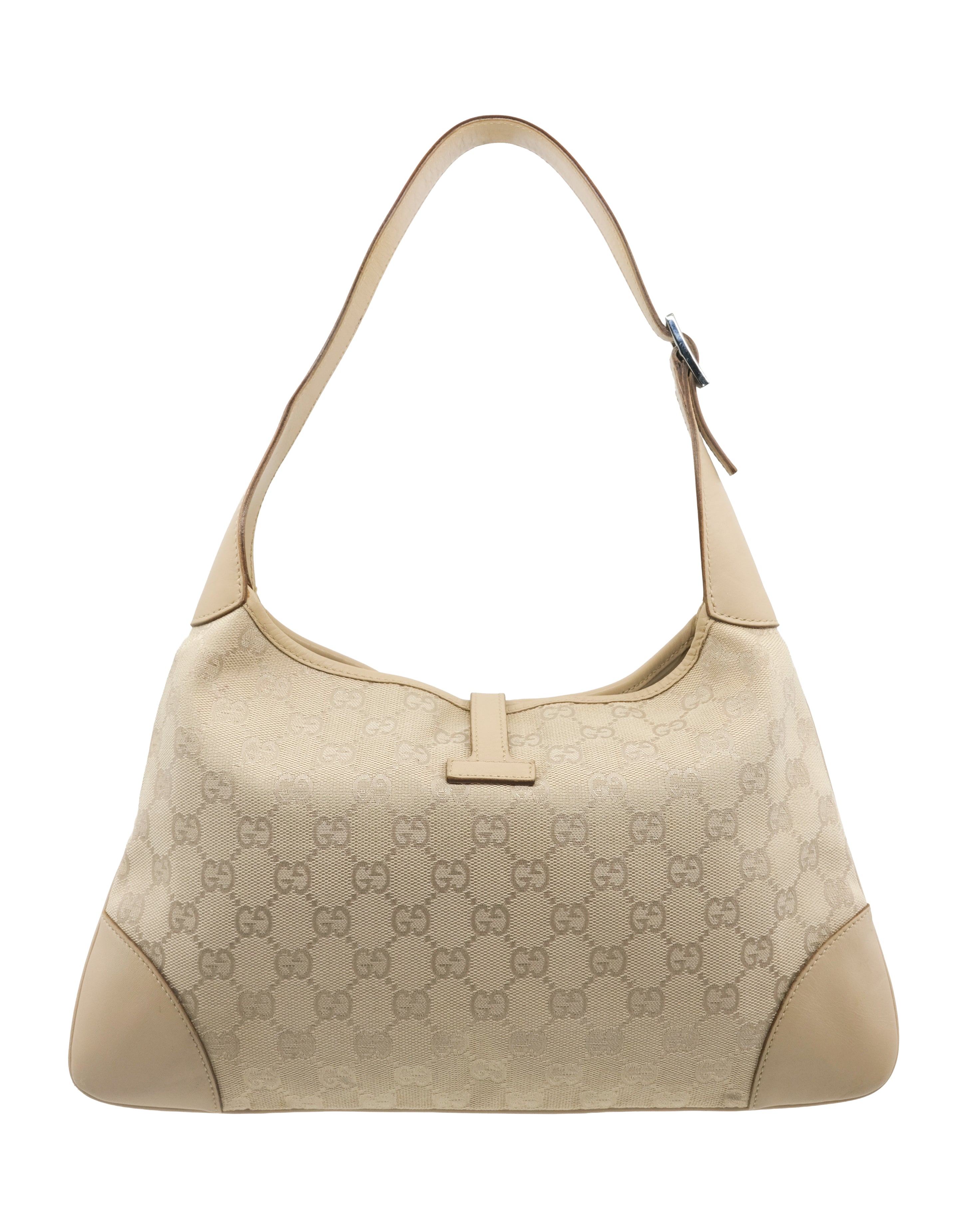 GUCCI JACKIE SHOULDER BAG BEIGE