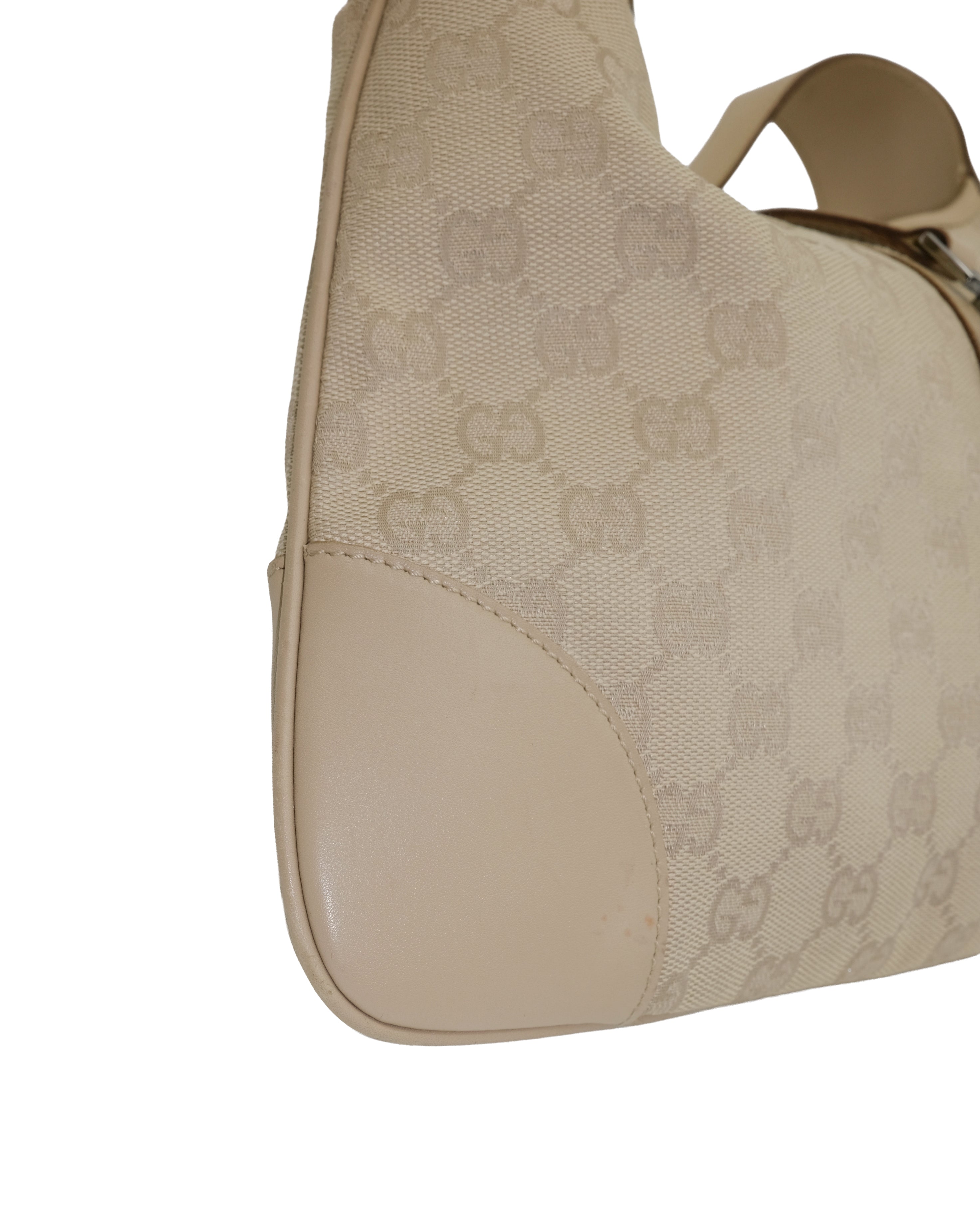 GUCCI JACKIE SHOULDER BAG BEIGE