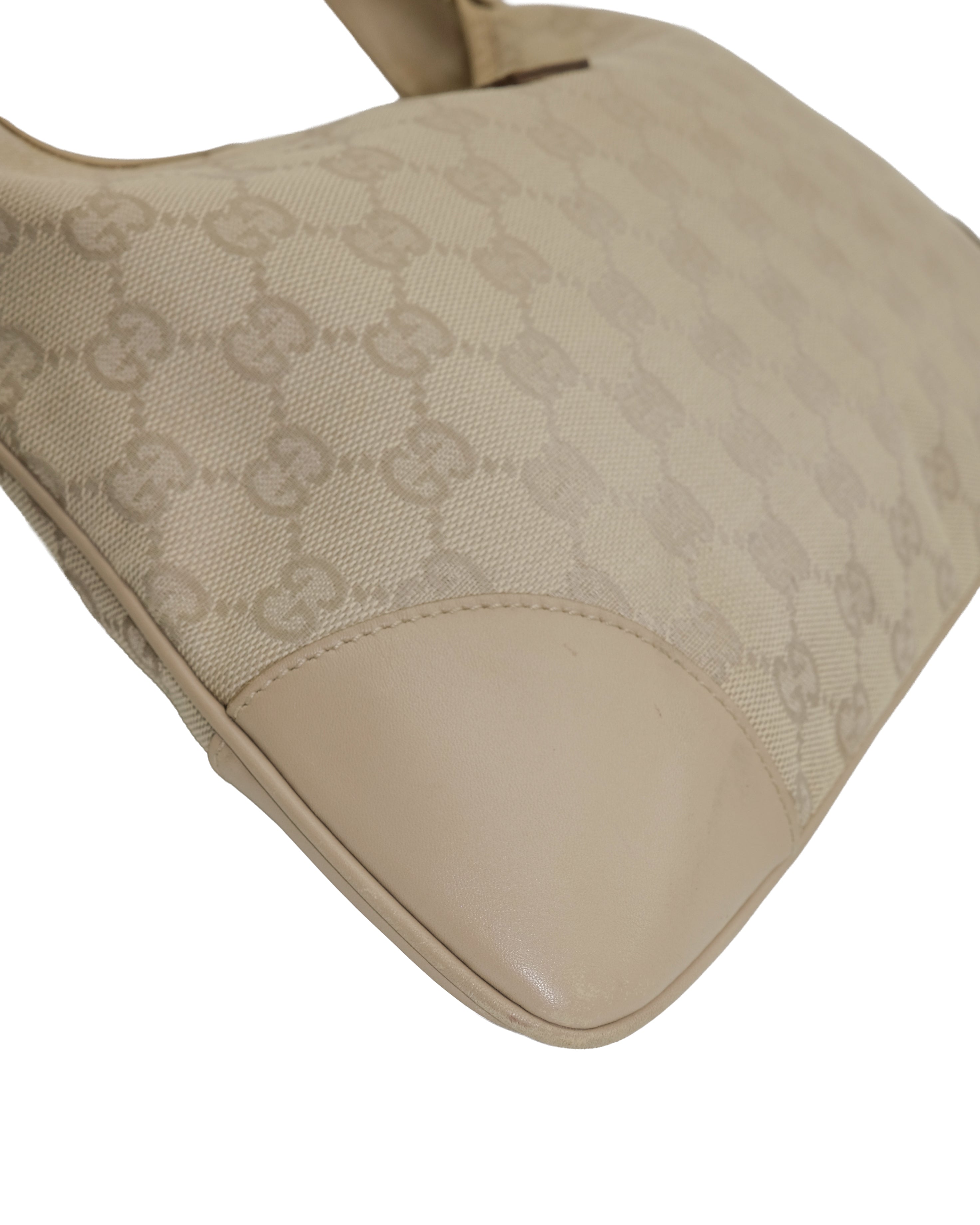 GUCCI JACKIE SHOULDER BAG BEIGE