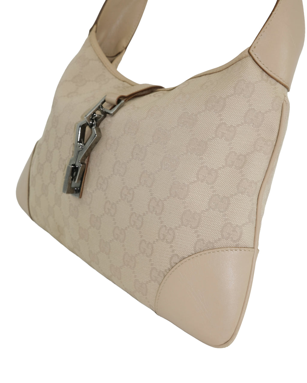 GUCCI JACKIE SHOULDER BAG BEIGE