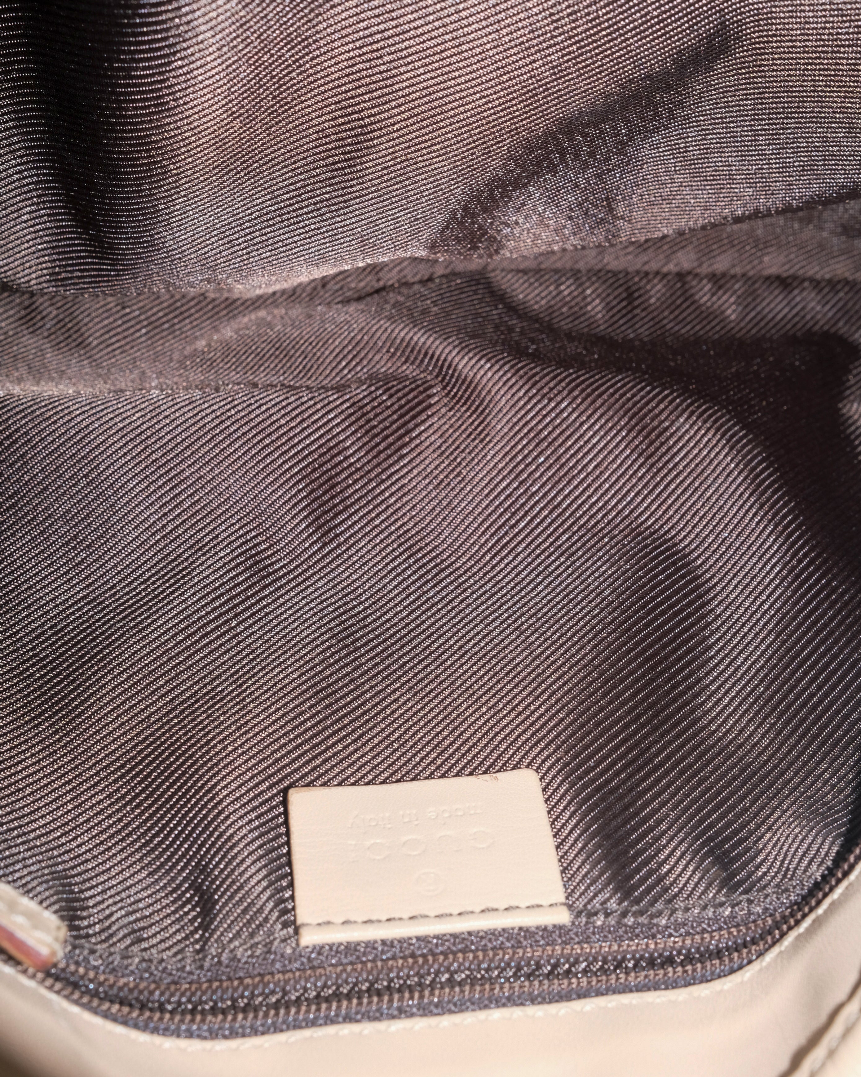 GUCCI JACKIE SHOULDER BAG BEIGE