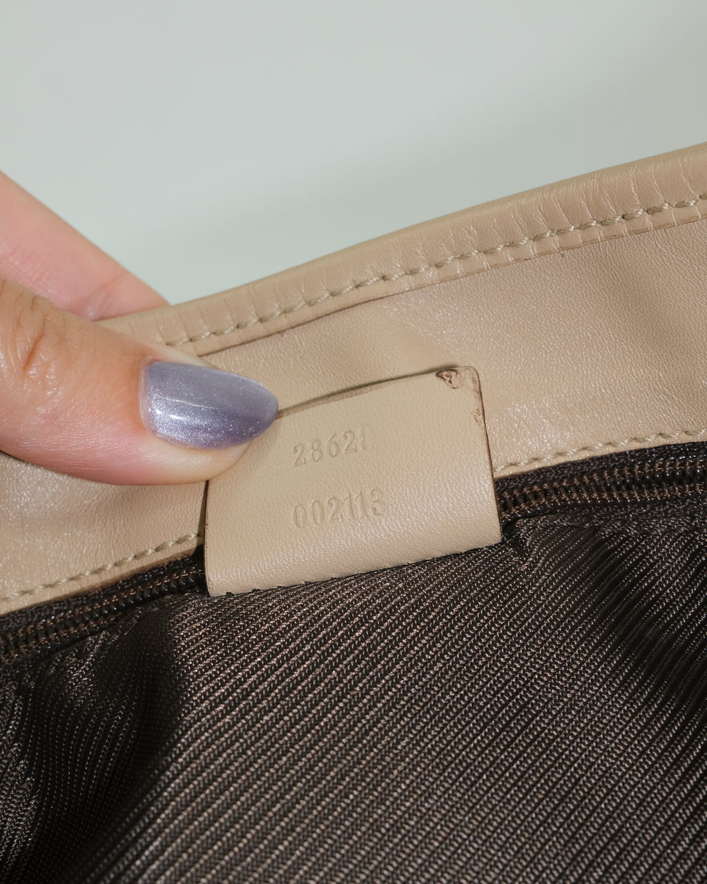 GUCCI JACKIE SHOULDER BAG BEIGE