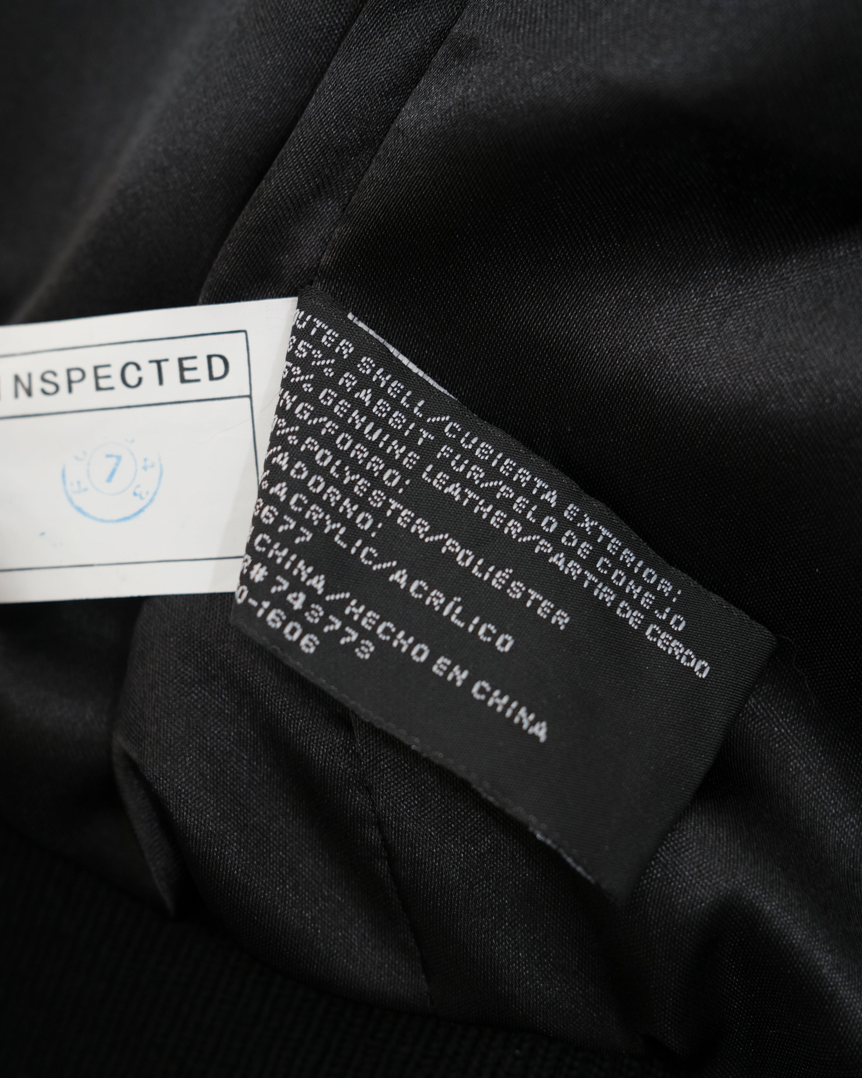 RABBIT FUR MIXIT JACKET (M