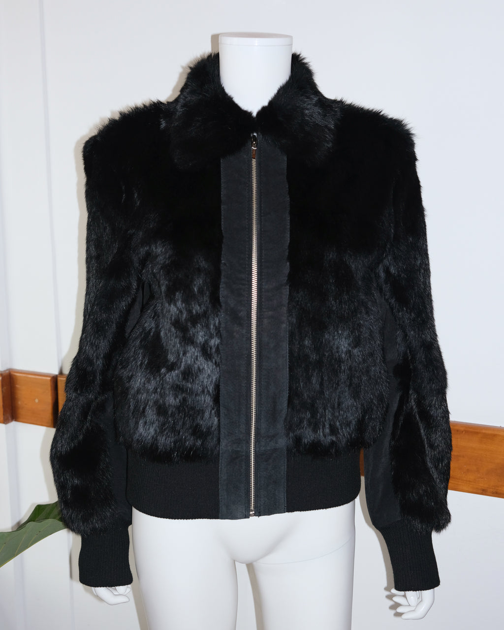 RABBIT FUR MIXIT JACKET (M