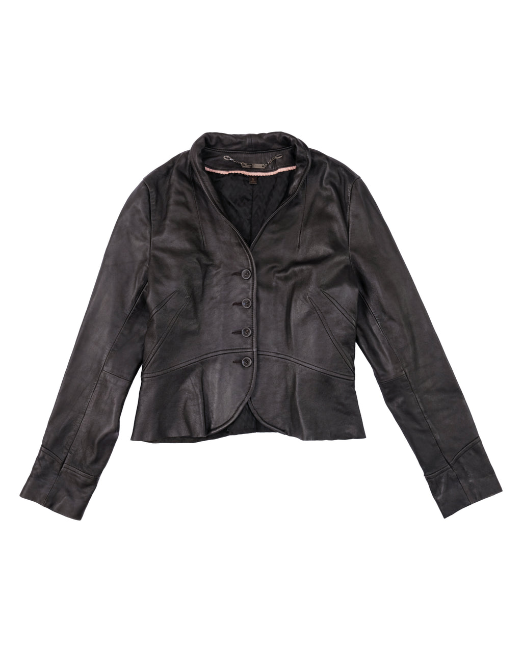 WILSON'S LEATHER CROPPED JACKET (S)