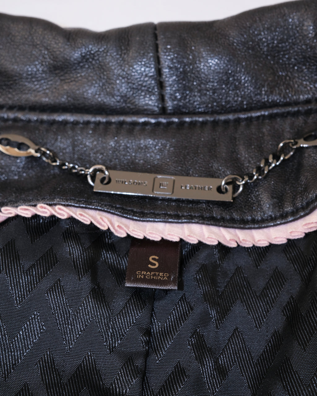WILSON'S LEATHER CROPPED JACKET (S)