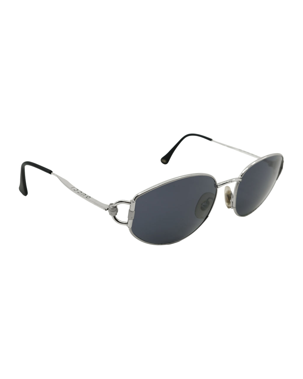 GUCCI SILVER METAL FRAME SUNGLASSES