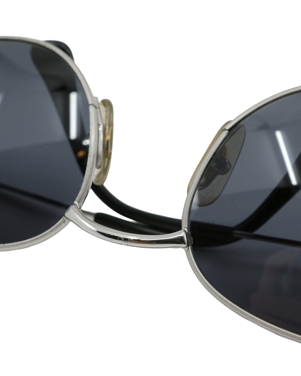 GUCCI SILVER METAL FRAME SUNGLASSES