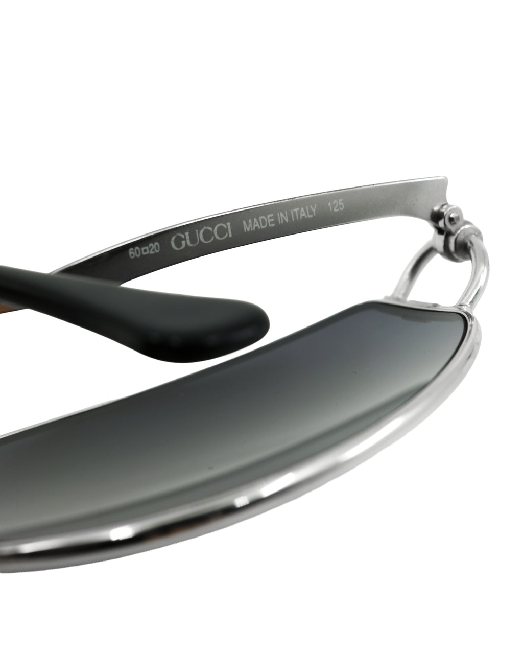 GUCCI SILVER METAL FRAME SUNGLASSES