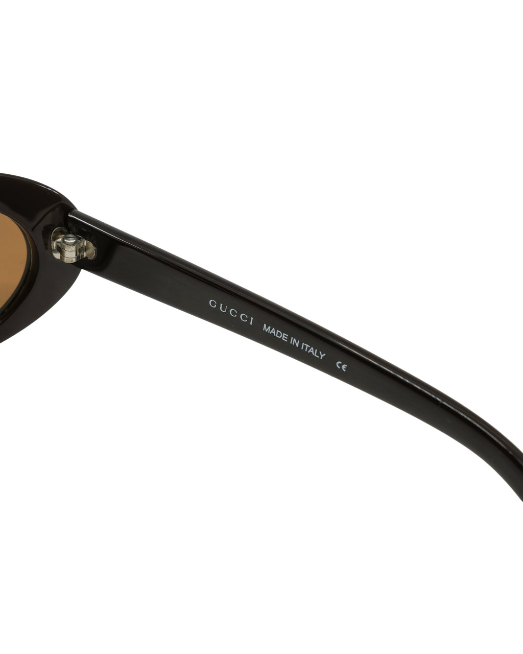 GUCCI OVAL SUNGLASSES BROWN