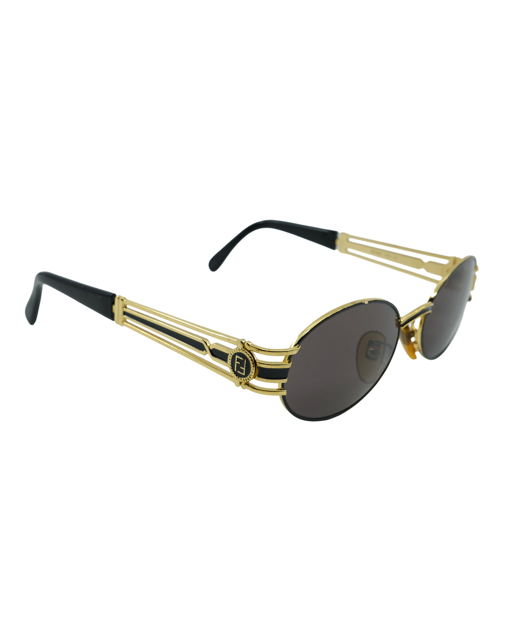 FENDI GOLD METAL FRAME SUNGLASSES