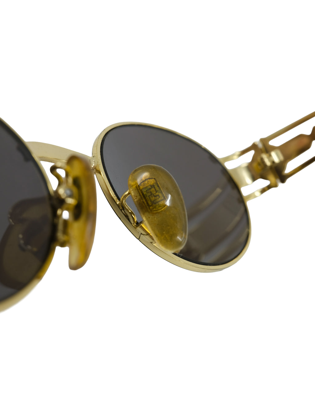 FENDI GOLD METAL FRAME SUNGLASSES