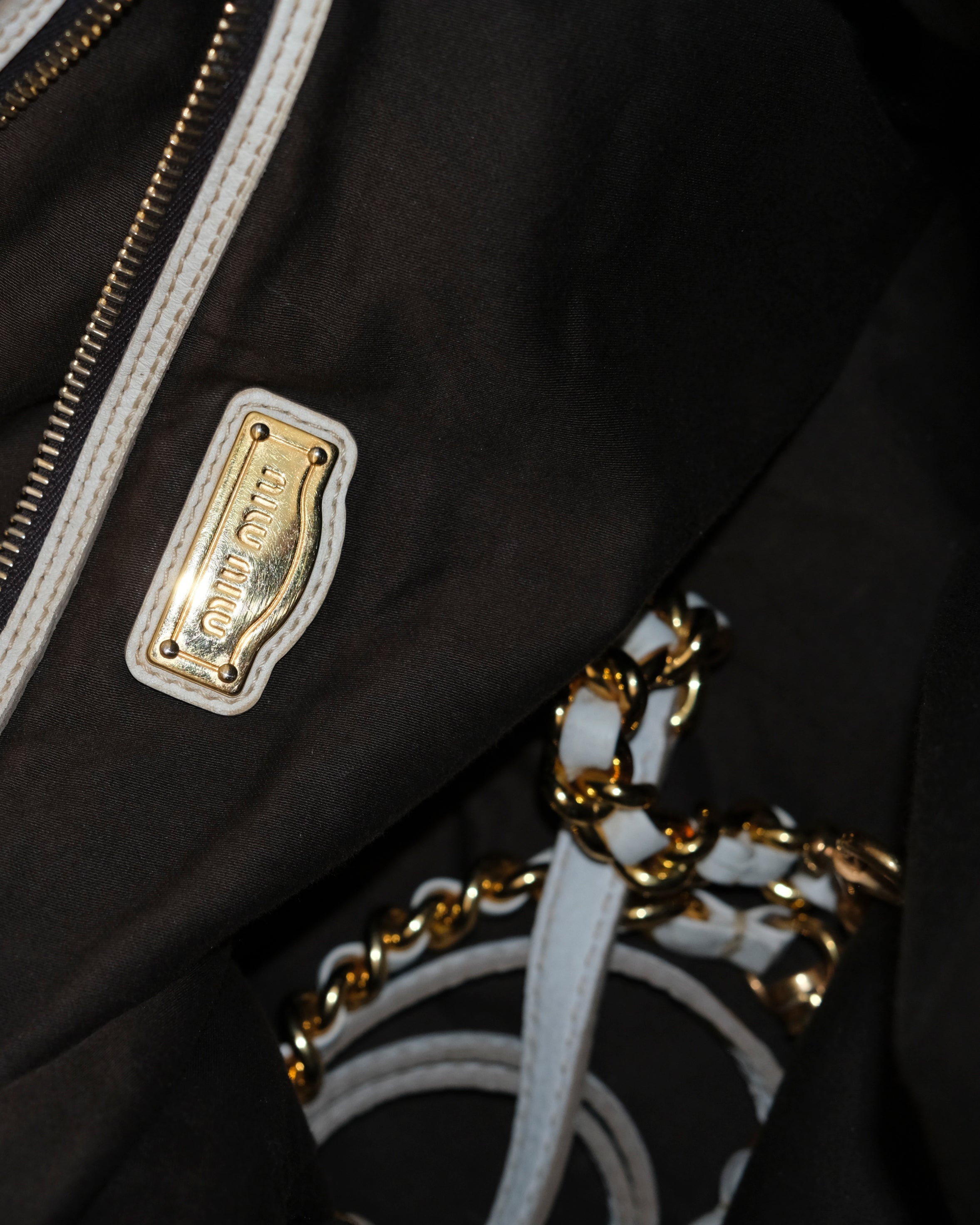 MIU MIU LEATHER XL BAG