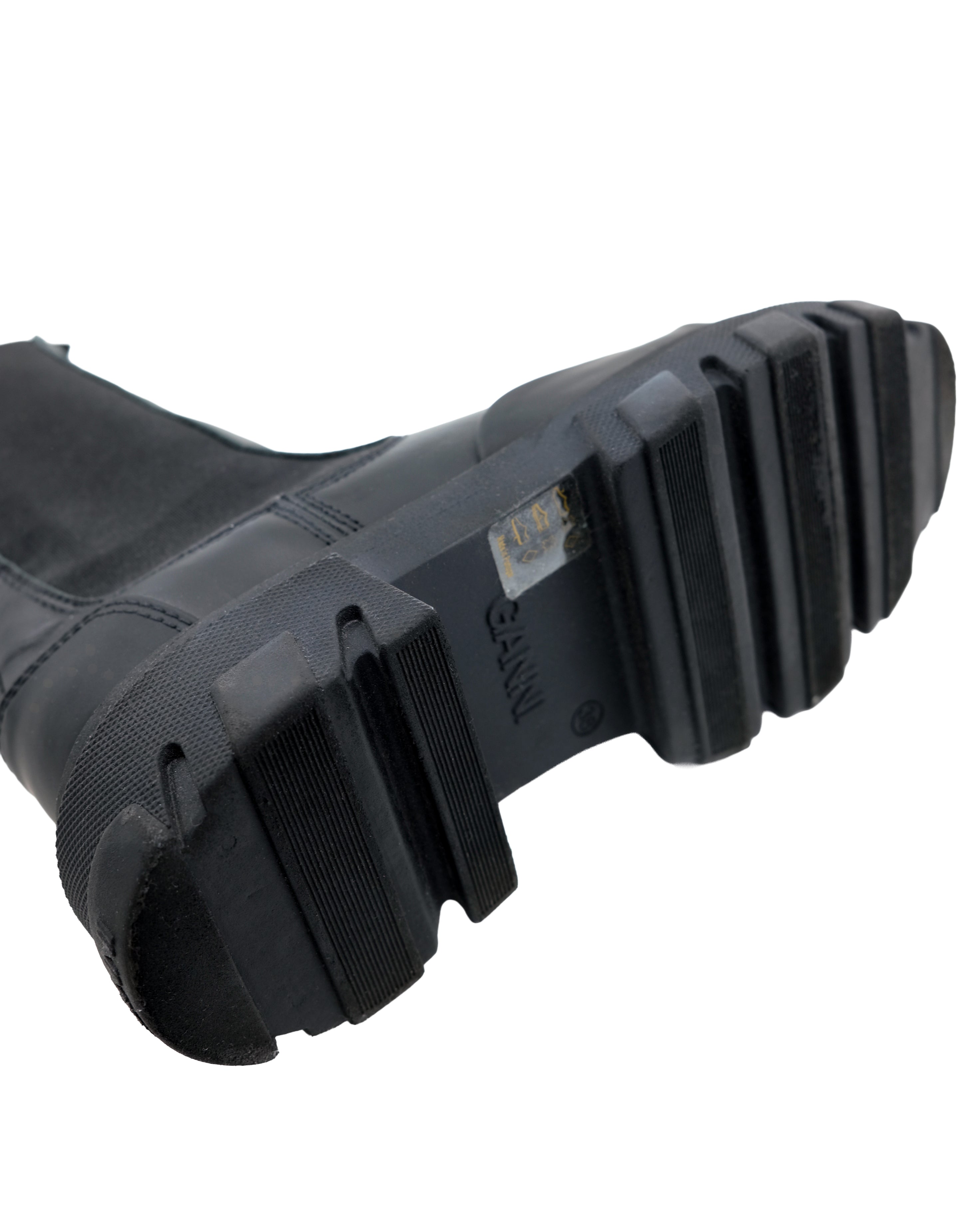 GANNI LEATHER CHELSEA BOOTS (38)