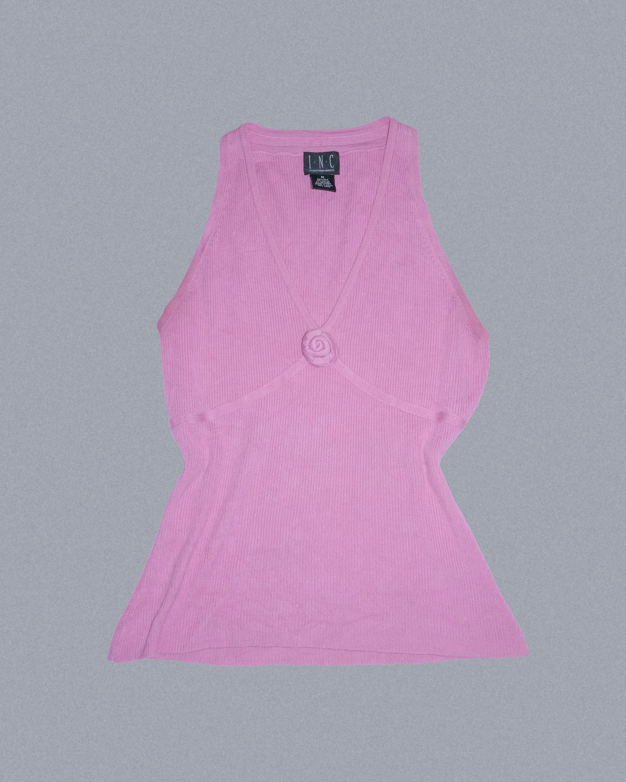 INC SILK & NYLON TOP (M)