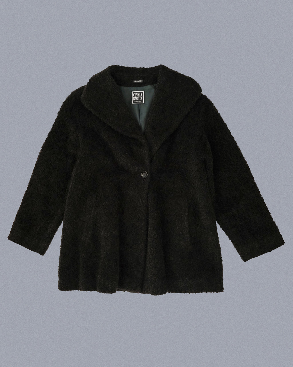 CINZIA ROCCA ALPACA COAT (M)