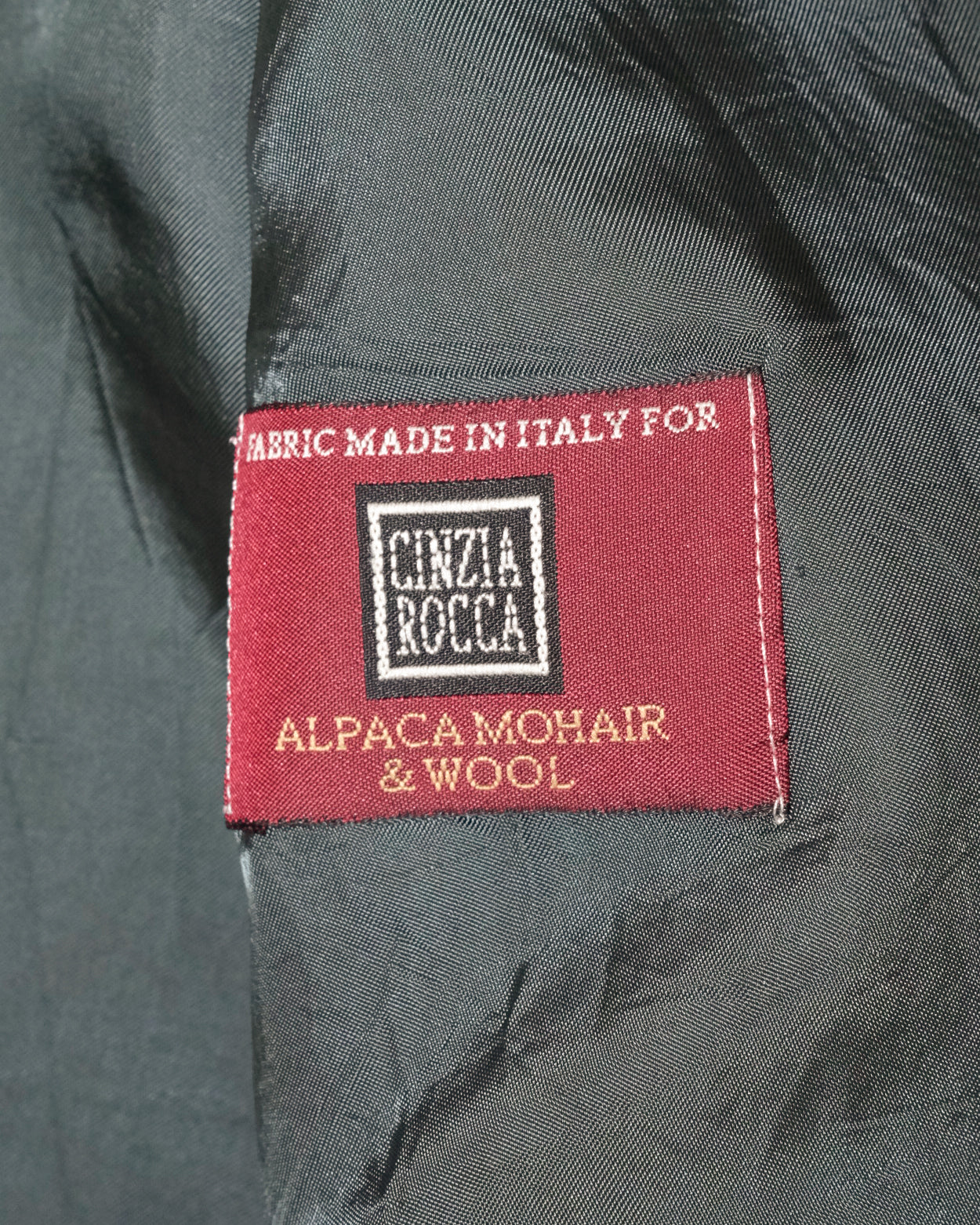 CINZIA ROCCA ALPACA COAT (M)