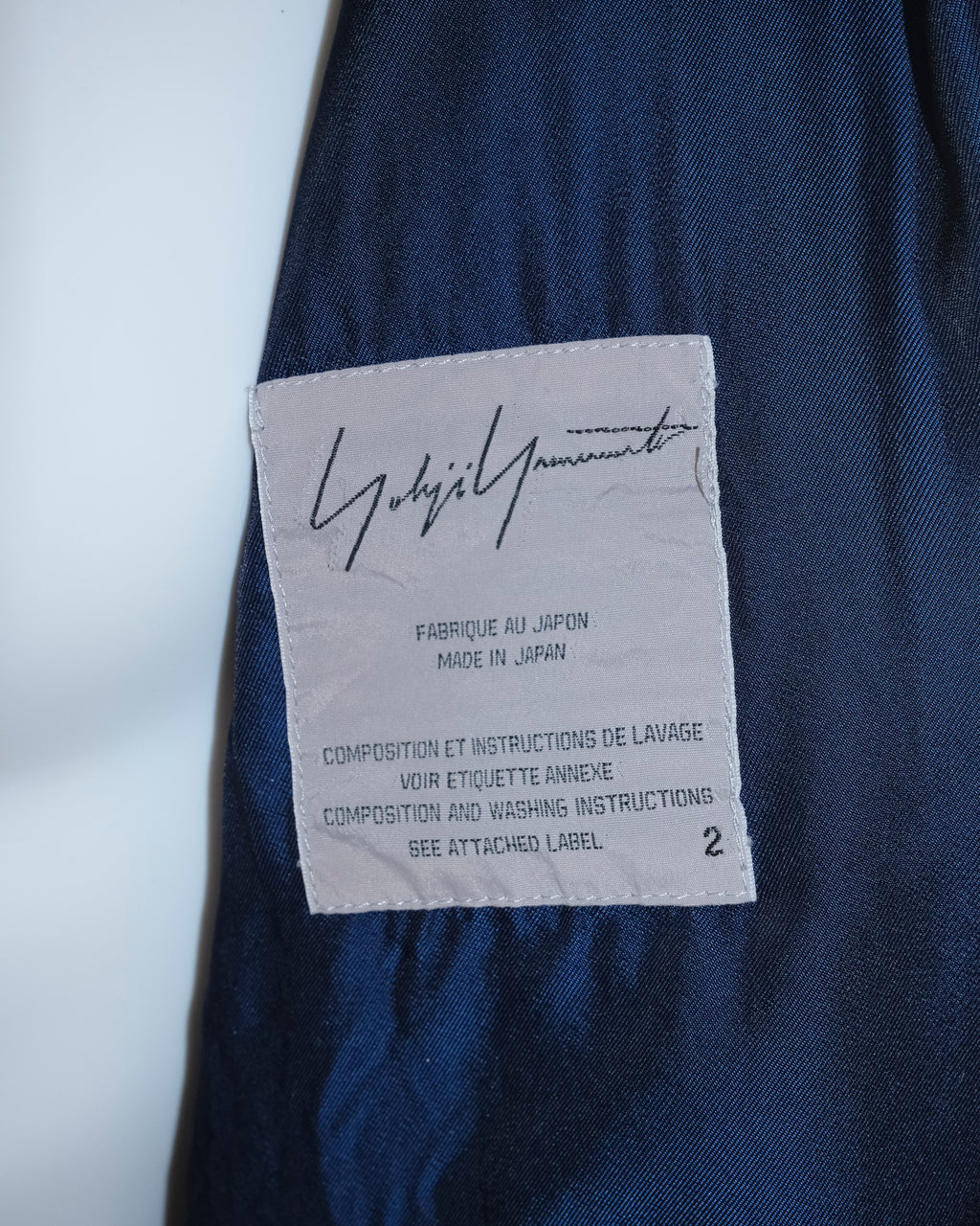 YOHJI YAMAMOTO BOMBER JACKET (S)