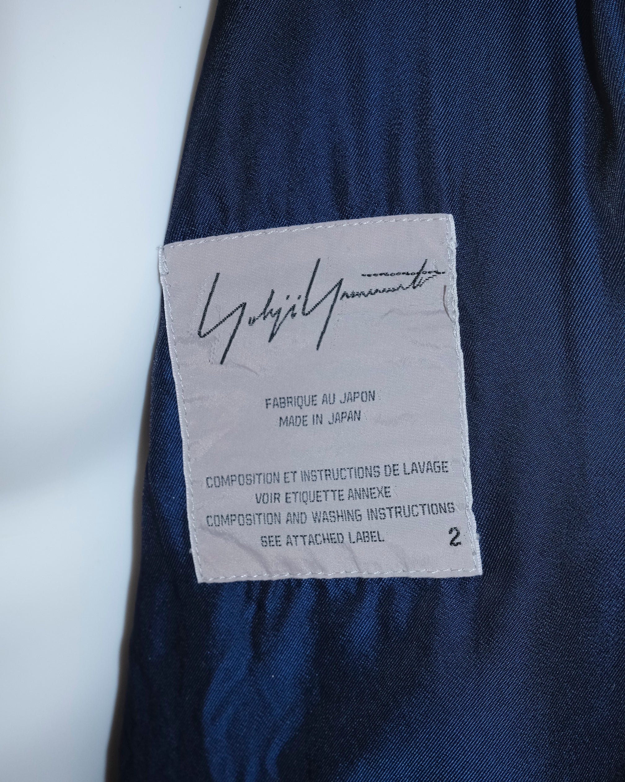 YOHJI YAMAMOTO BOMBER JACKET (S)