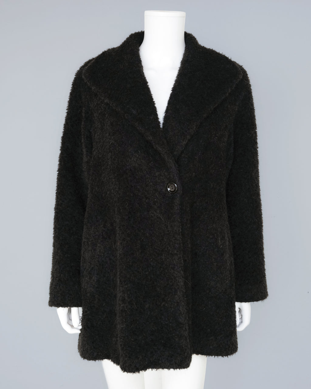 CINZIA ROCCA ALPACA COAT (M)