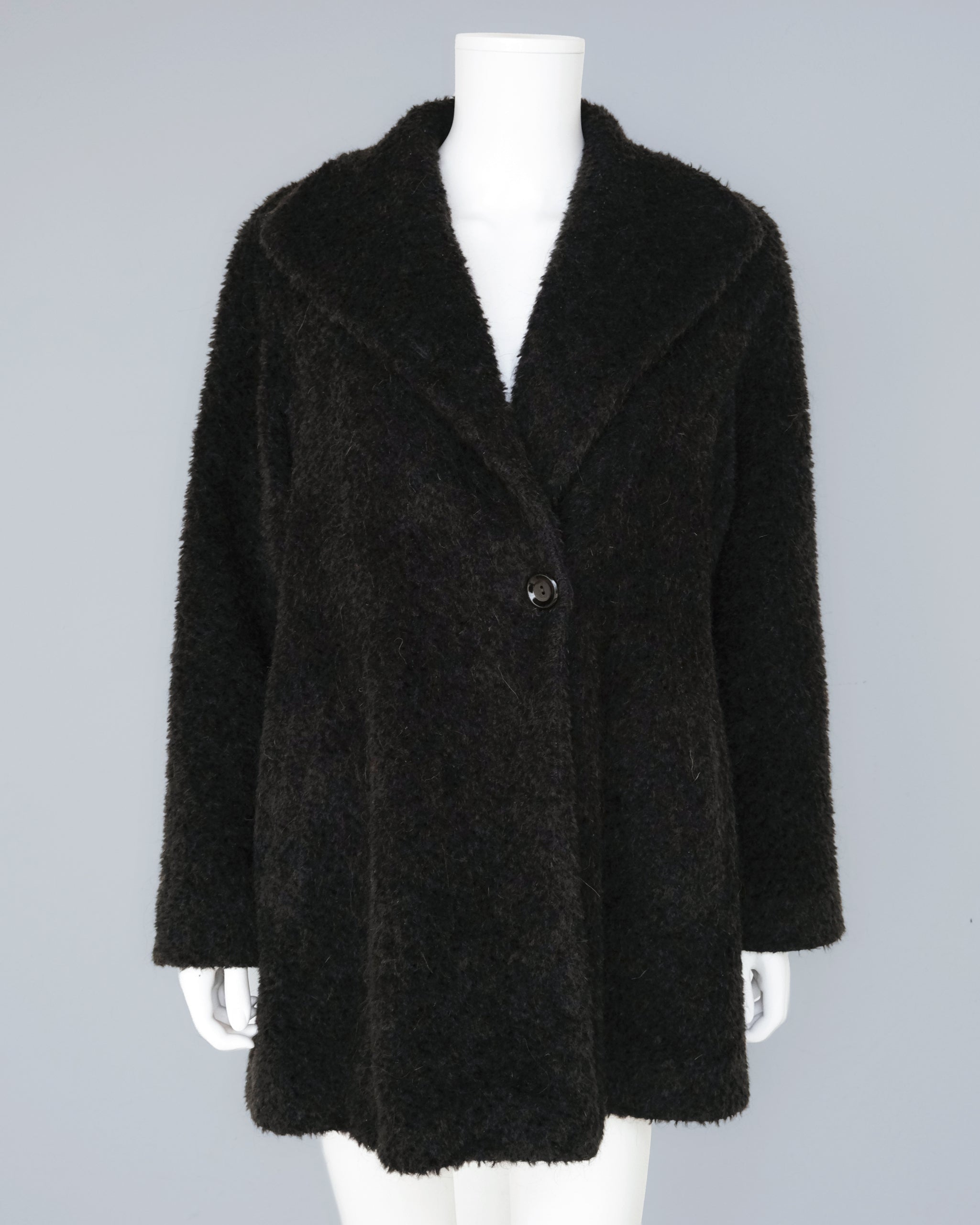CINZIA ROCCA ALPACA COAT (M)